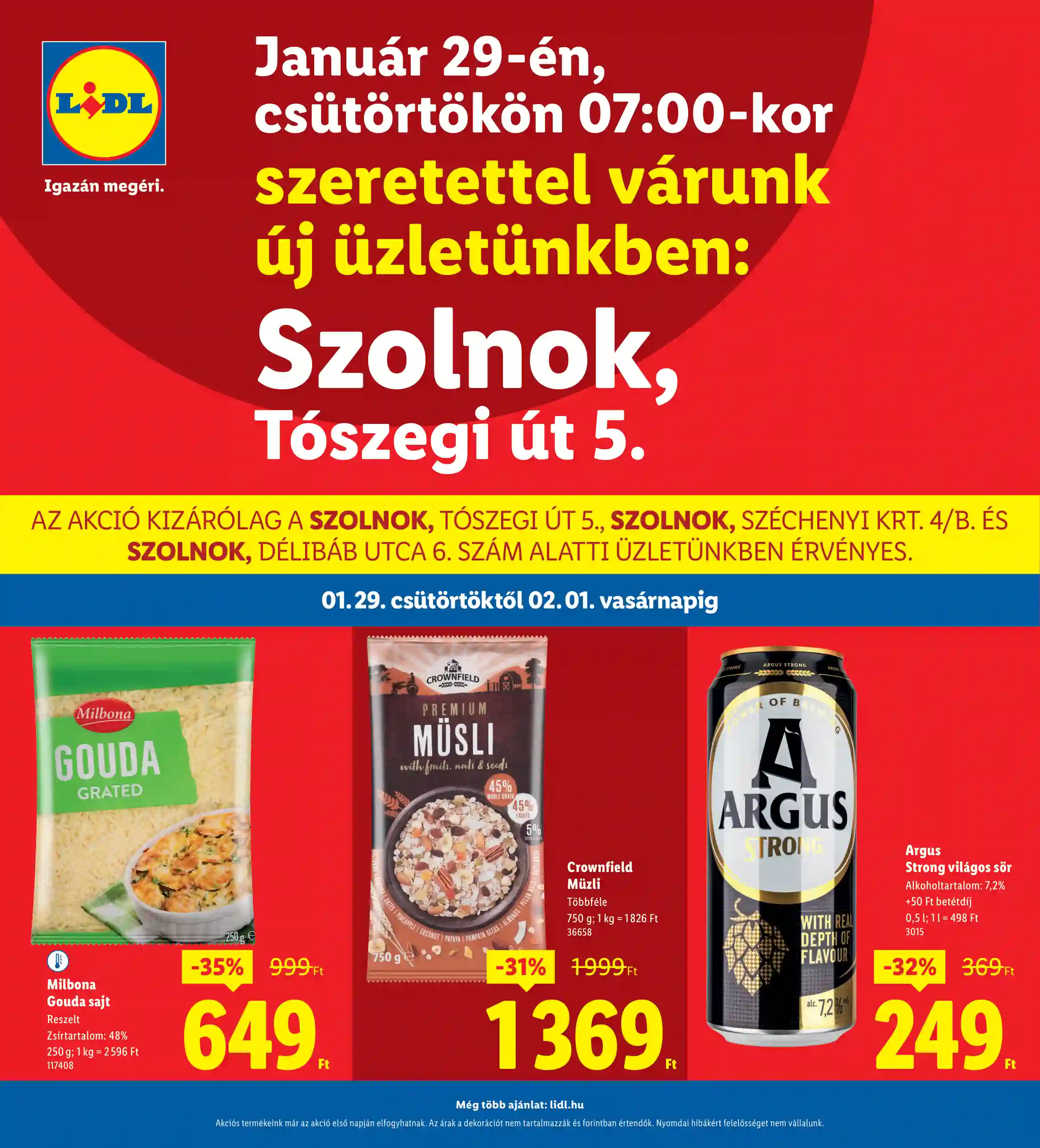 LIDL Regionális akciók – Szolnok 5.hét