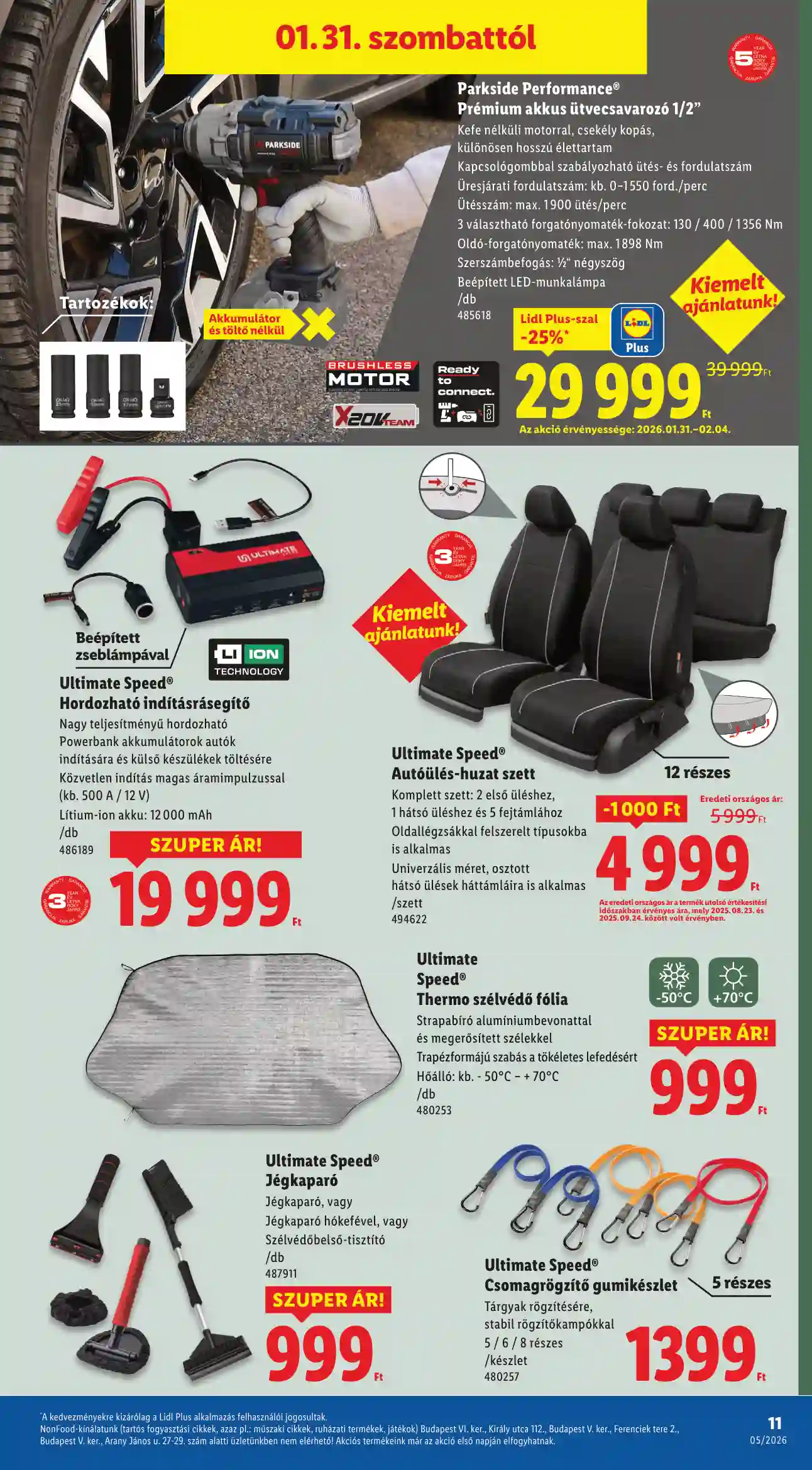 Lidl akciós újság 5. hét (Érvényes 01.29-től) (3 oldal)