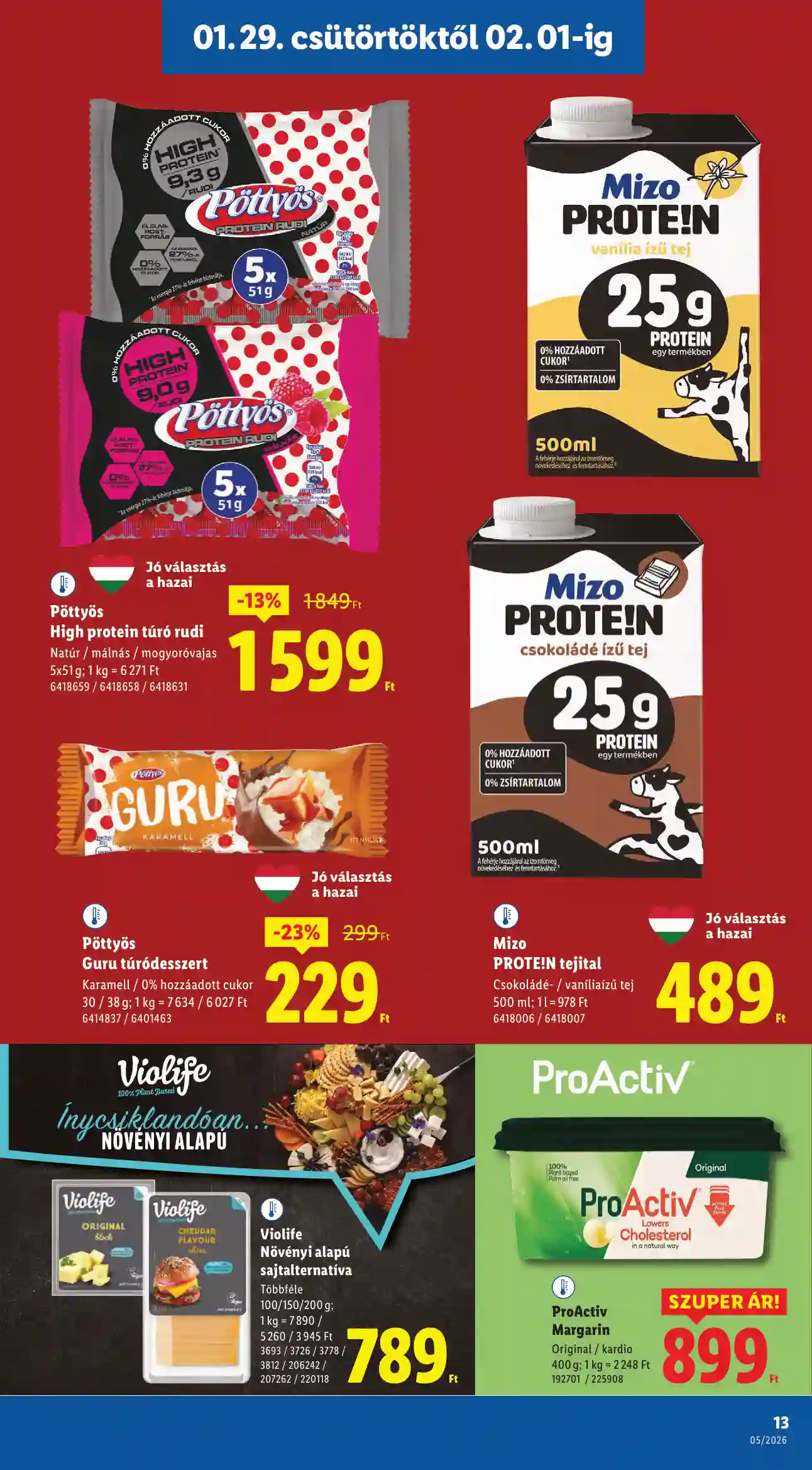 Lidl akciós újság 5. hét (Érvényes 01.29-től) (5 oldal)