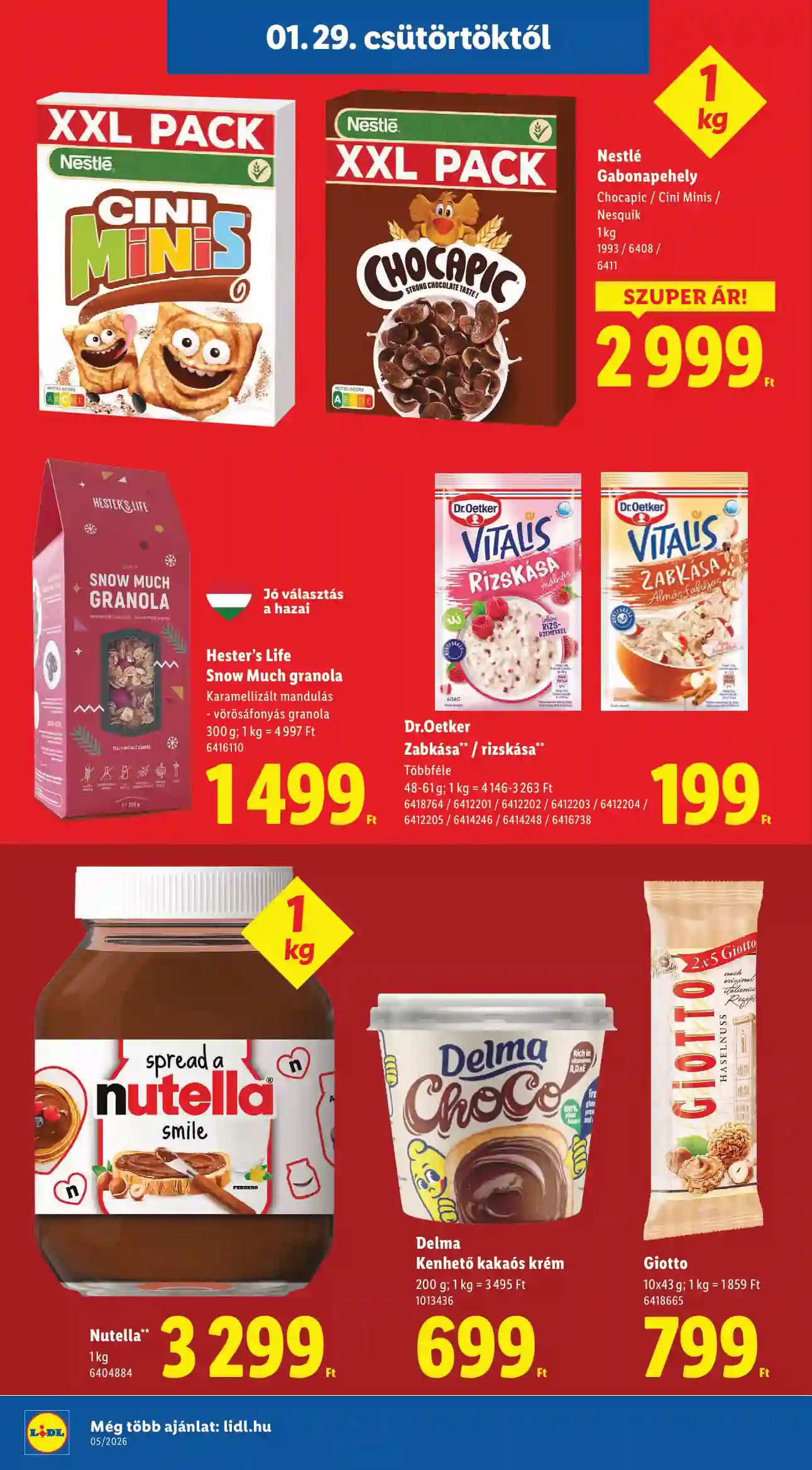Lidl akciós újság 5. hét (Érvényes 01.29-től) (6 oldal)