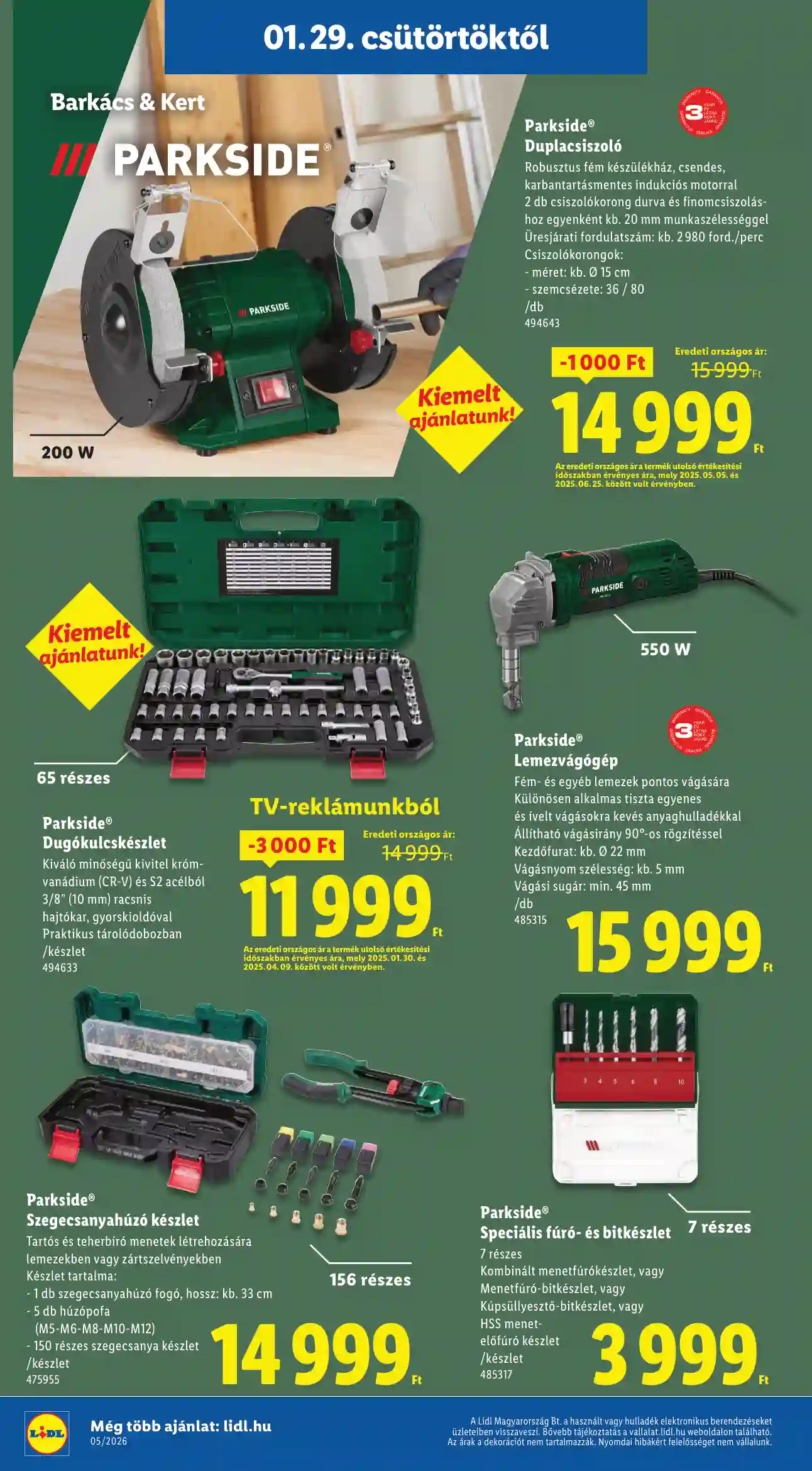 Lidl akciós újság 5. hét (Érvényes 01.29-től) (17 oldal)