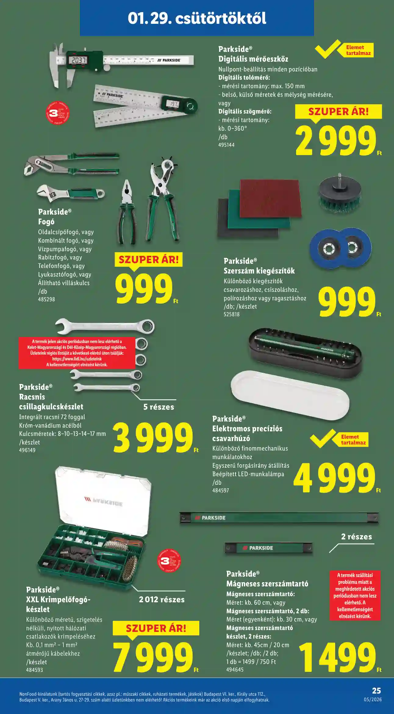 Lidl akciós újság 5. hét (Érvényes 01.29-től) (18 oldal)