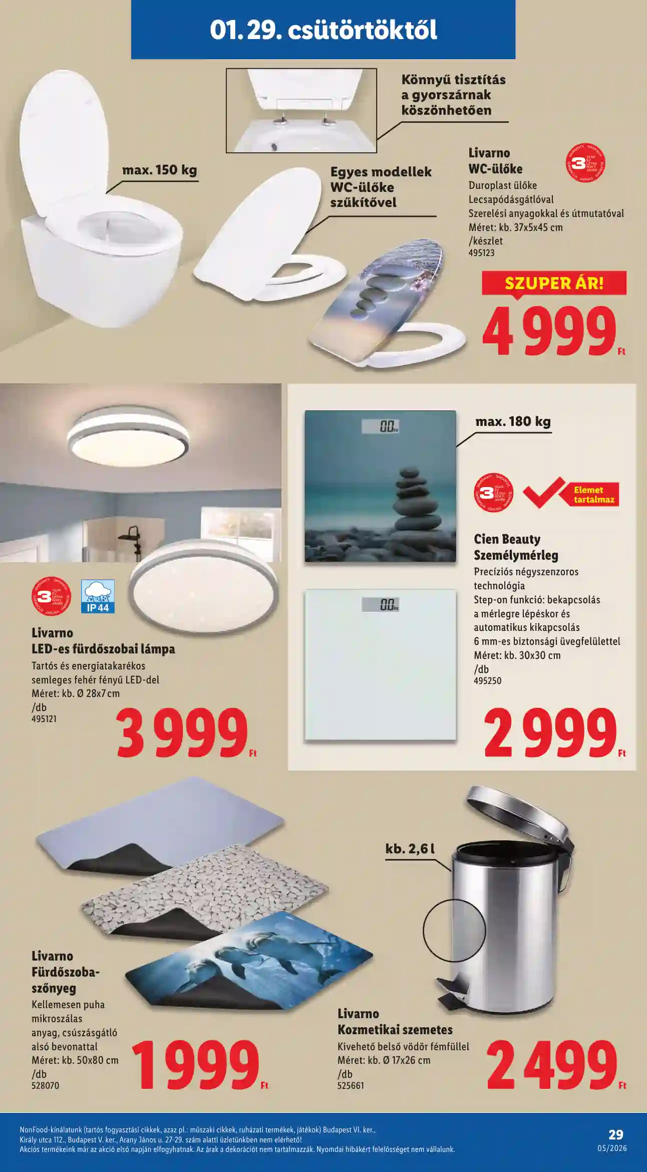 Lidl akciós újság 5. hét (Érvényes 01.29-től) (22 oldal)