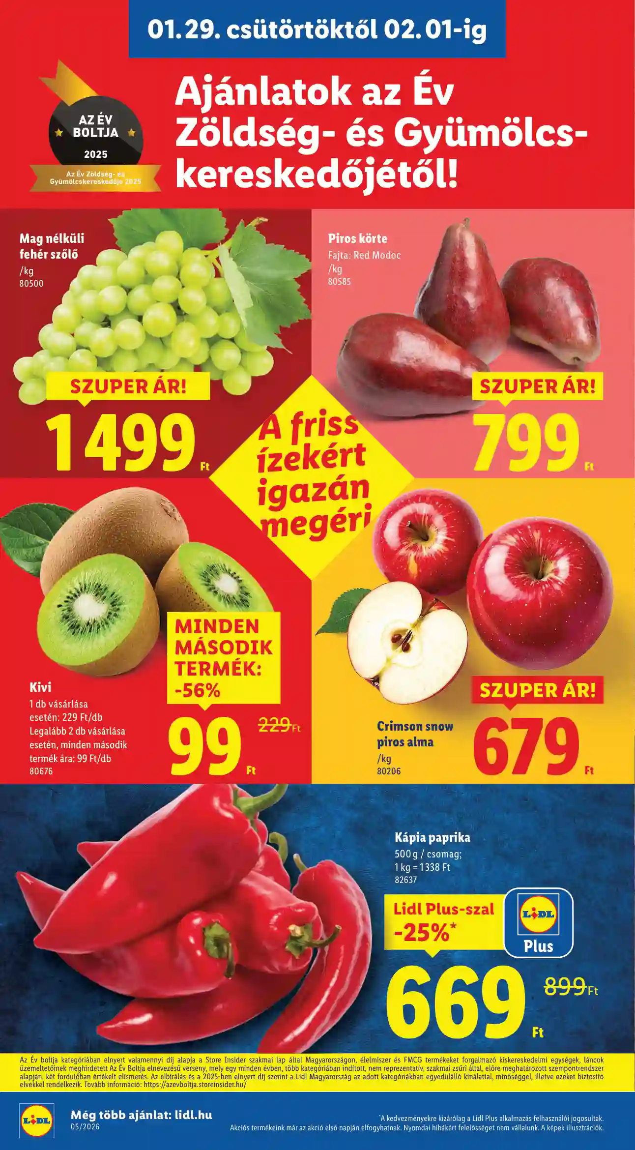 Lidl akciós újság 5. hét (Érvényes 01.29-től) (2 oldal)