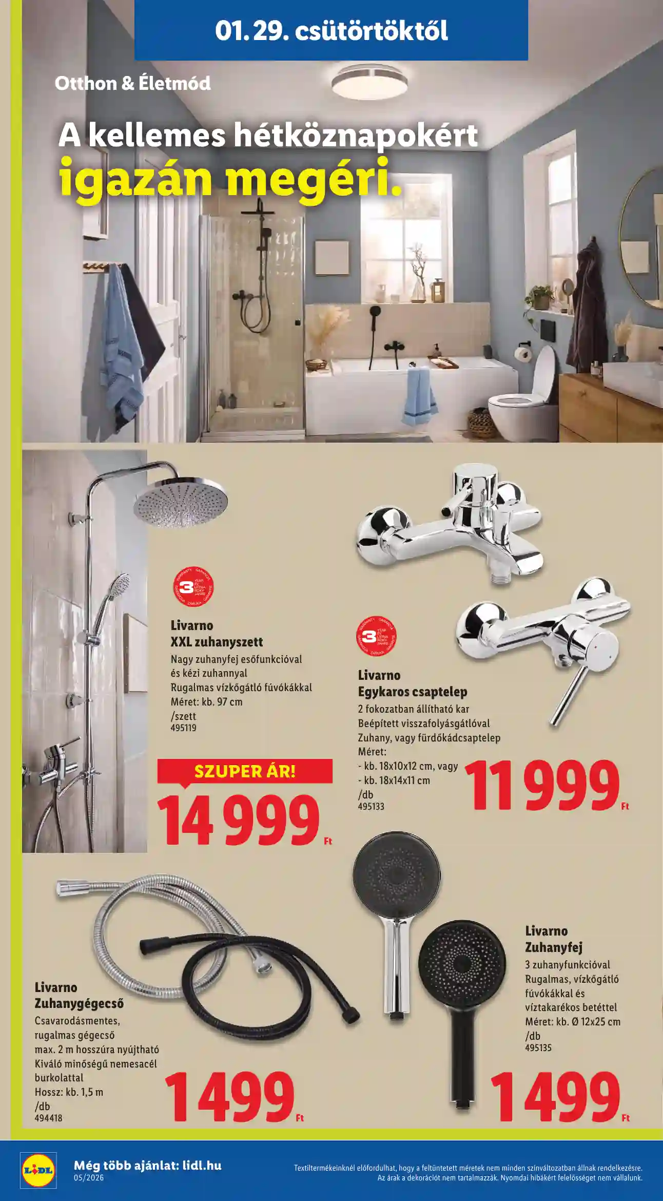 Lidl akciós újság 5. hét (Érvényes 01.29-től) (19 oldal)