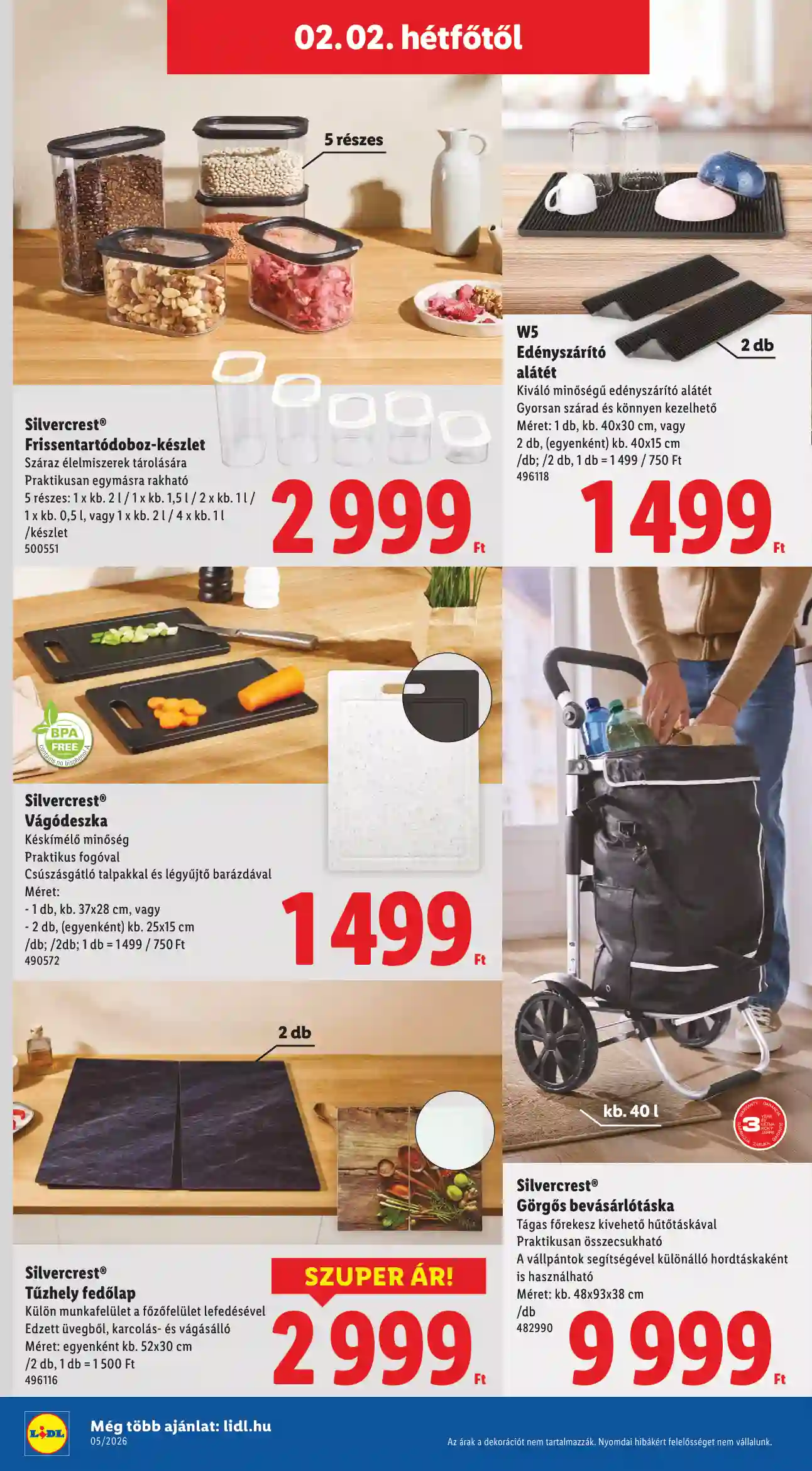 Lidl akciós újság 5. hét (Érvényes 01.29-től) (37 oldal)