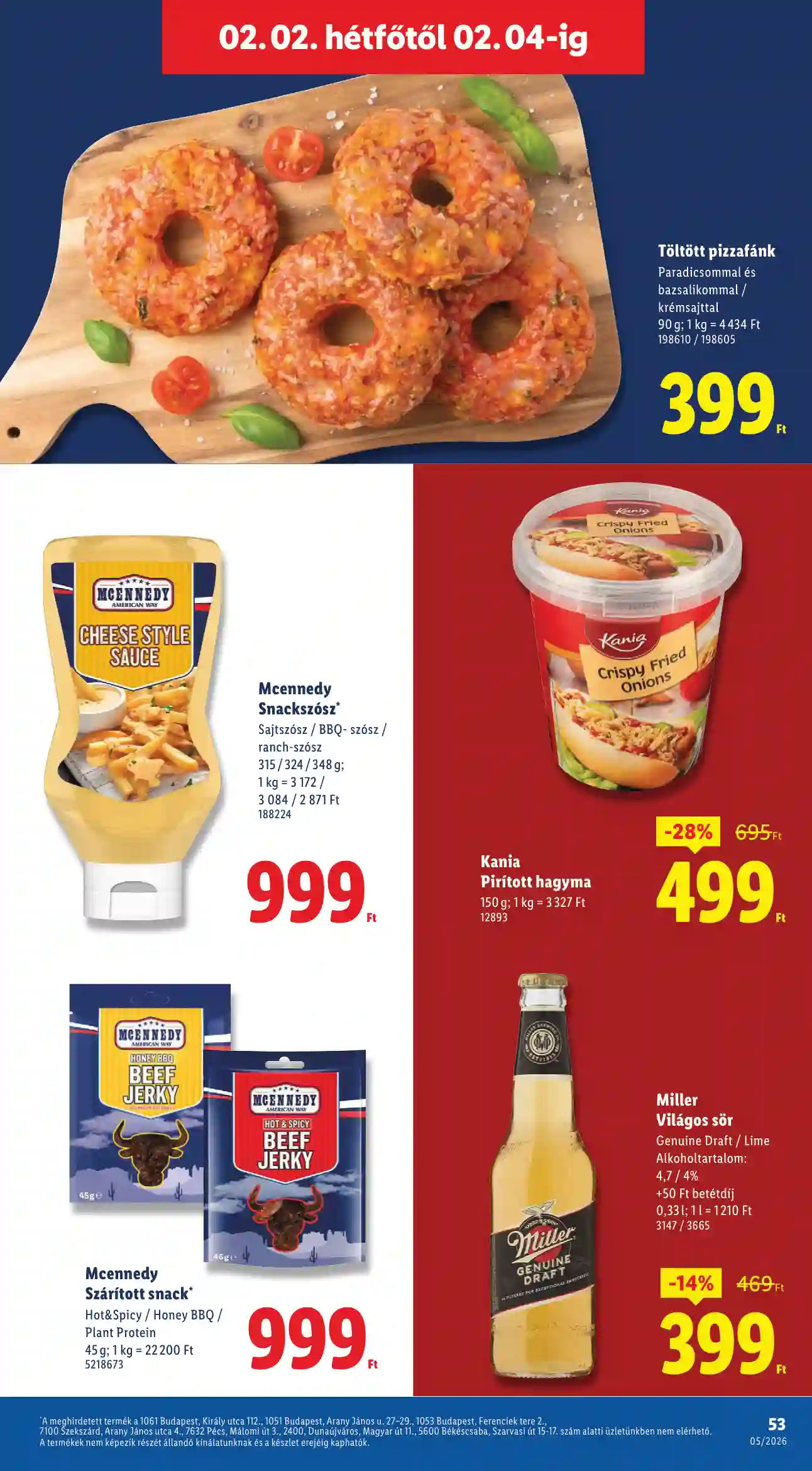 Lidl akciós újság 5. hét (Érvényes 01.29-től) (49 oldal)