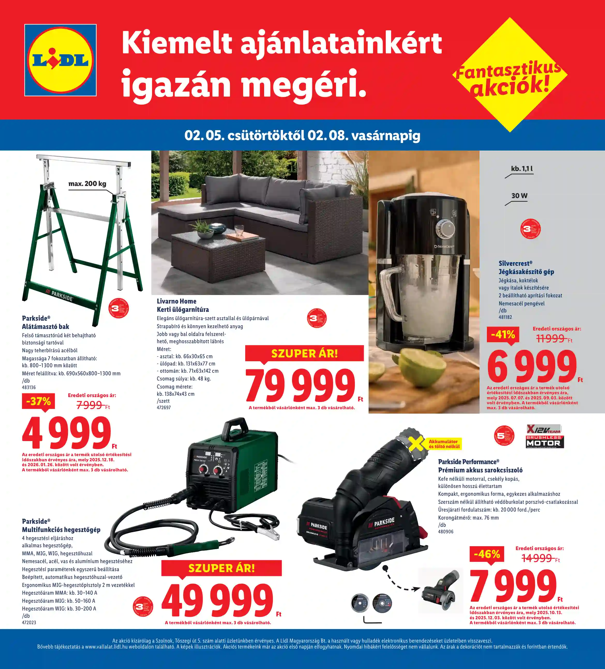 Lidl akciós újság 6. hét (Regionális akciók – Szolnok) (4 oldal)