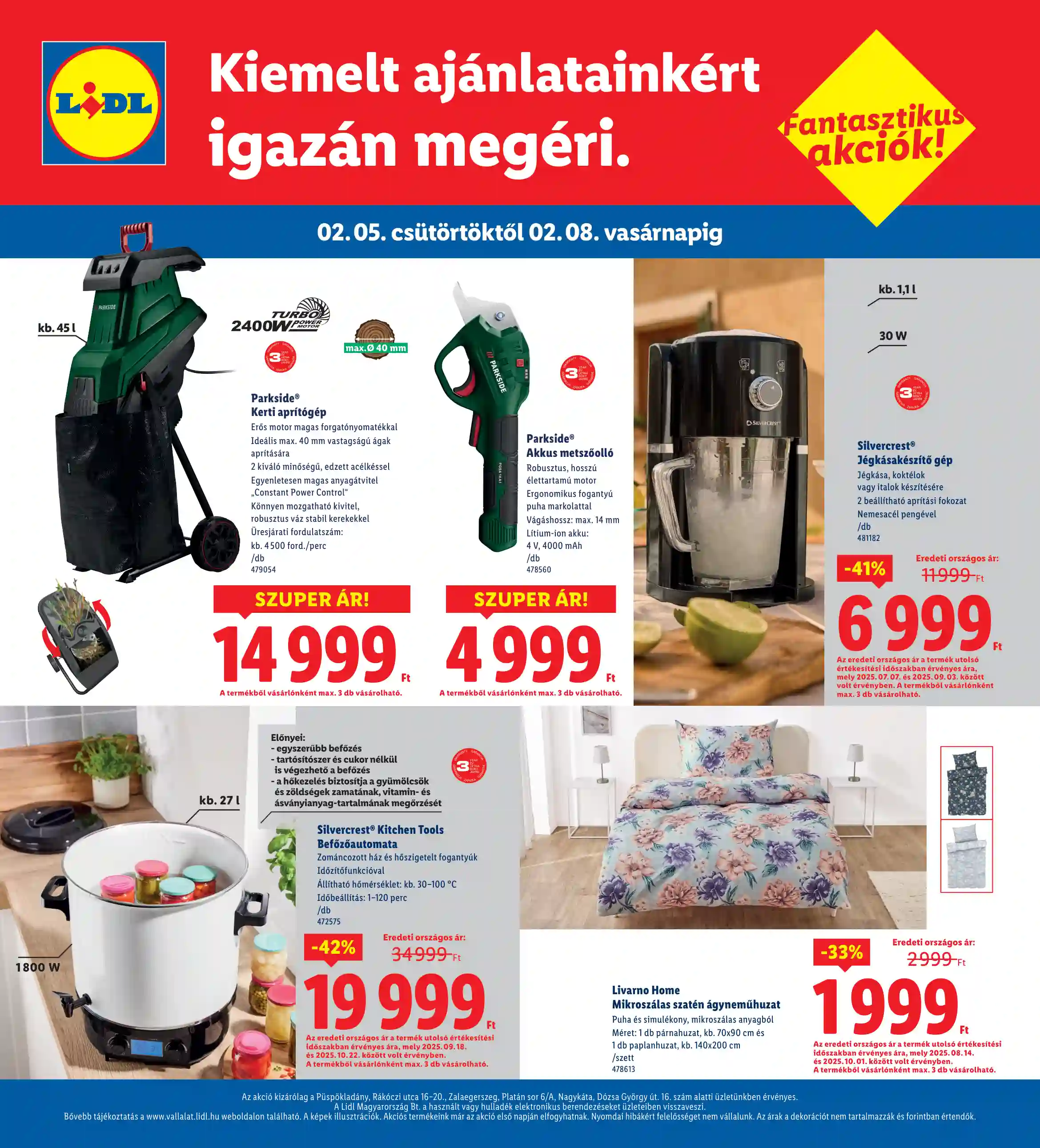 Lidl akciós újság 6. hét (Regionális akciók) (4 oldal)