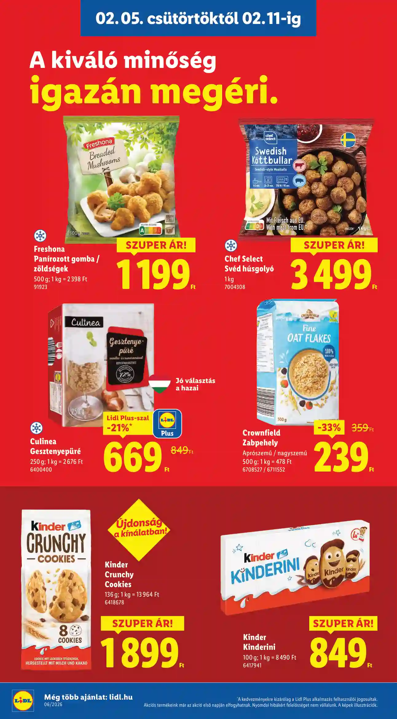 Lidl akciós újság 6. hét (Érvényes 02.05-től) (4 oldal)