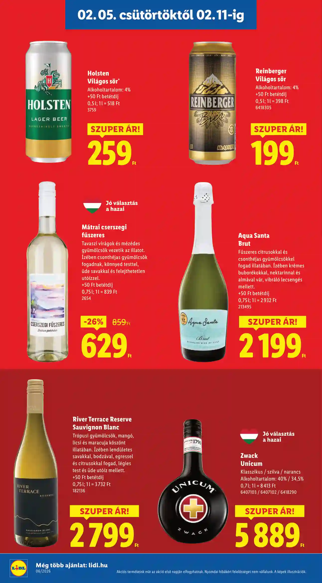 Lidl akciós újság 6. hét (Érvényes 02.05-től) (6 oldal)