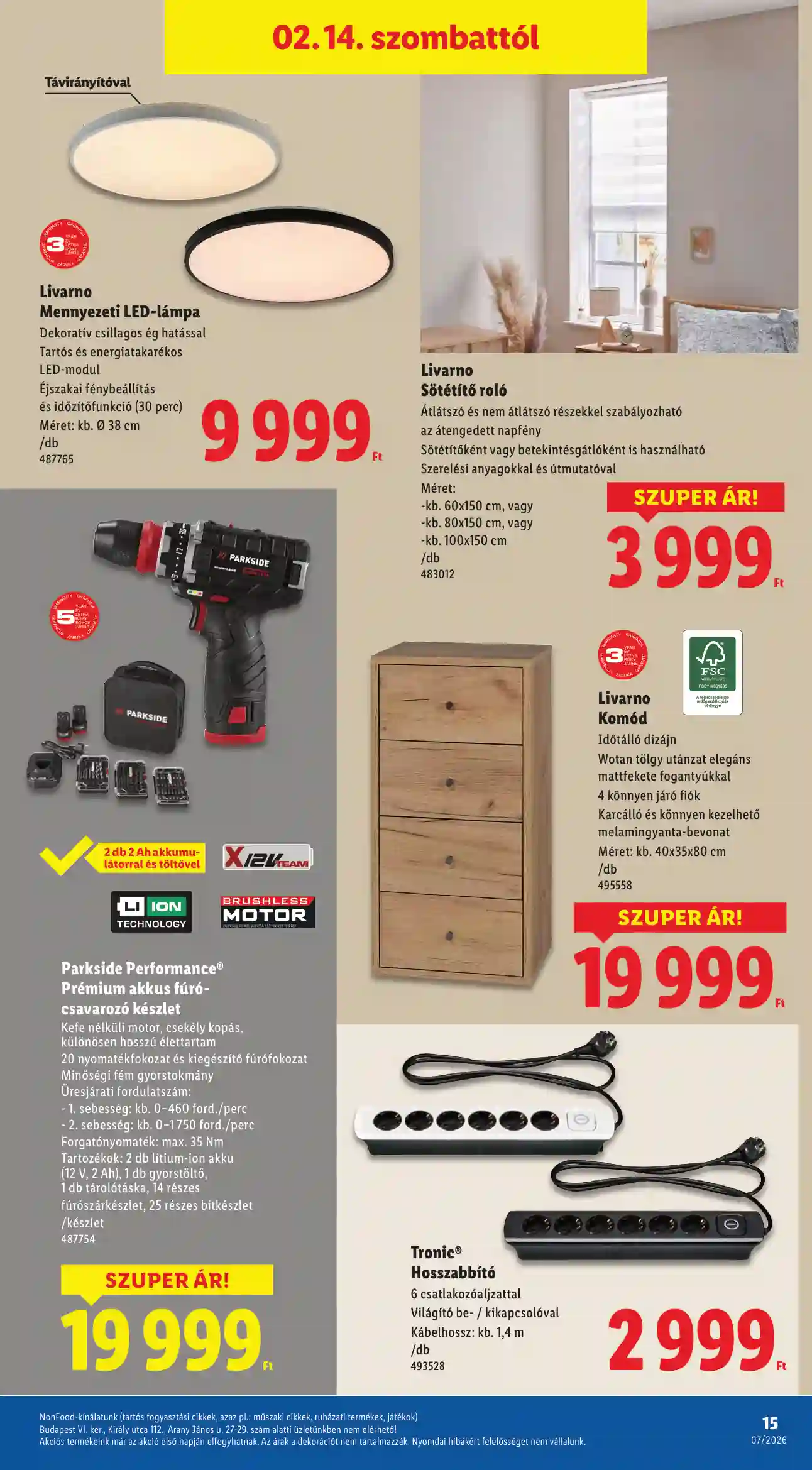 Lidl akciós újság 7. hét (Érvényes 02.12-től) (7 oldal)