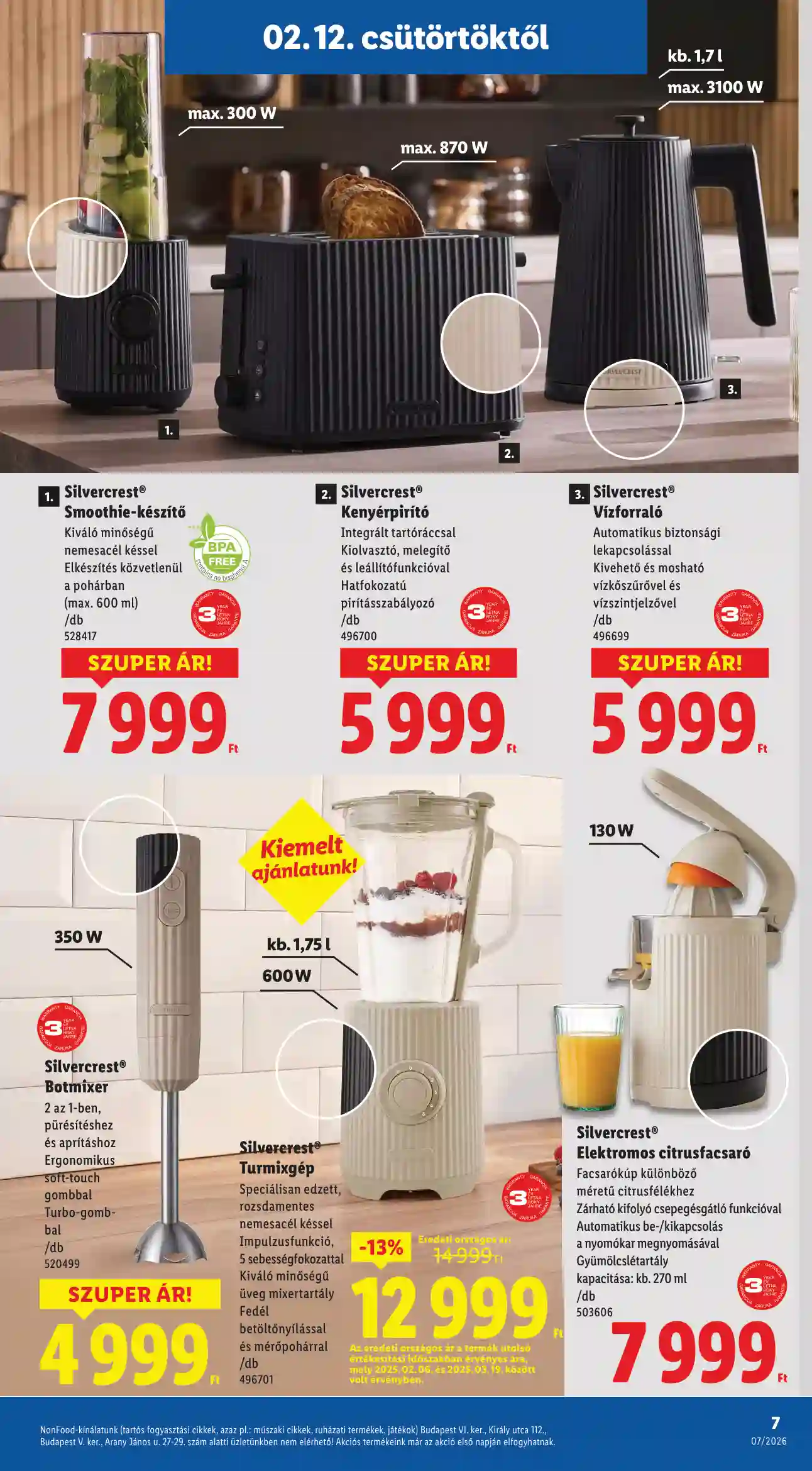 Lidl akciós újság 7. hét (Érvényes 02.12-től) (21 oldal)