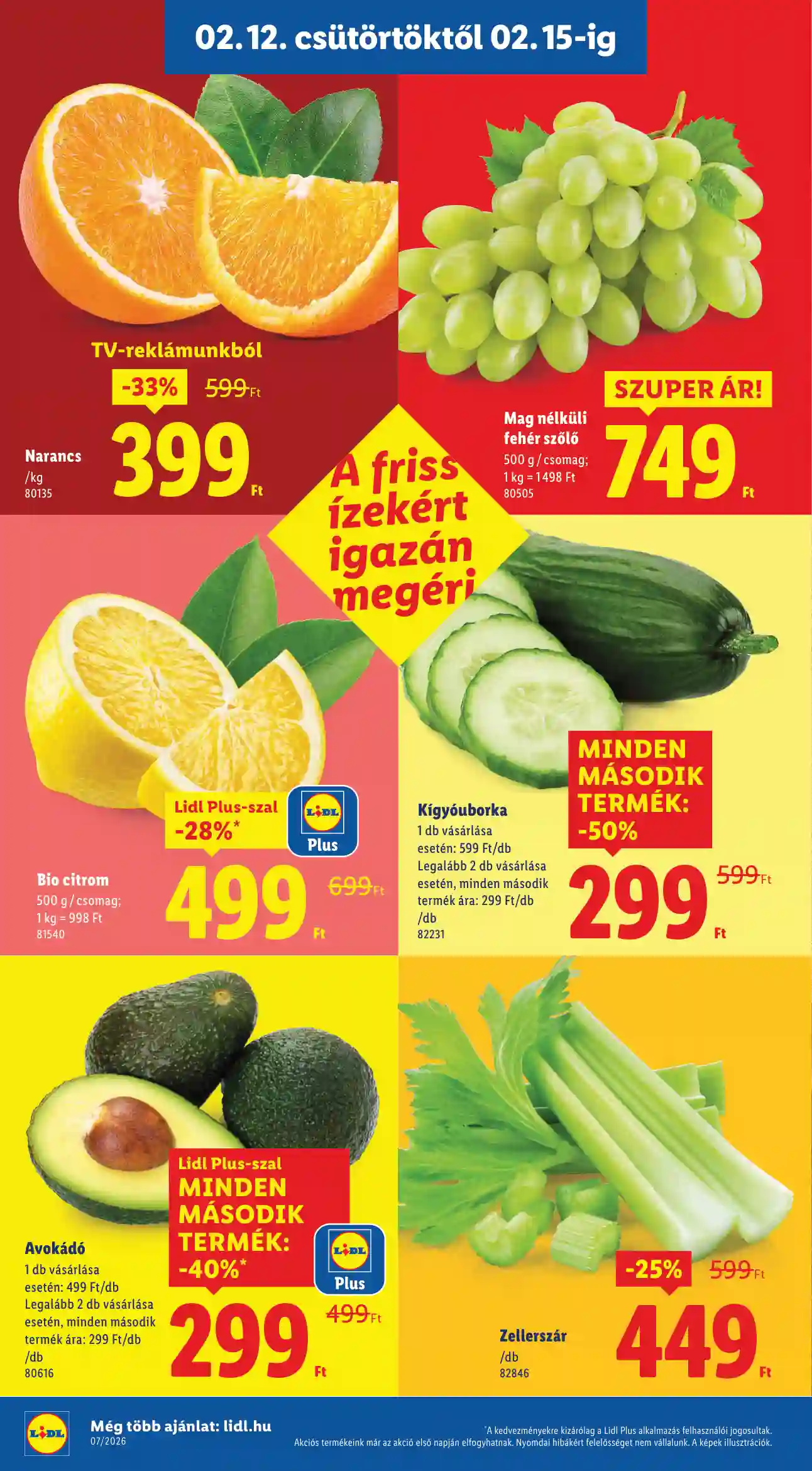 Lidl akciós újság 7. hét (Érvényes 02.12-től) (2 oldal)