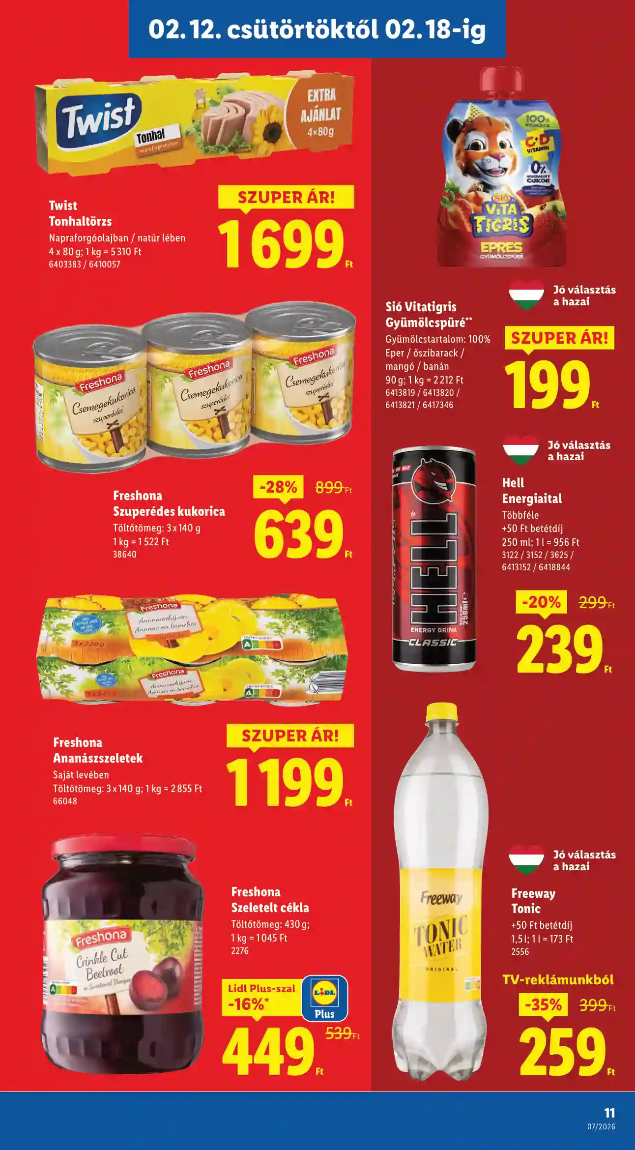 Lidl akciós újság 7. hét (Érvényes 02.12-től) (3 oldal)