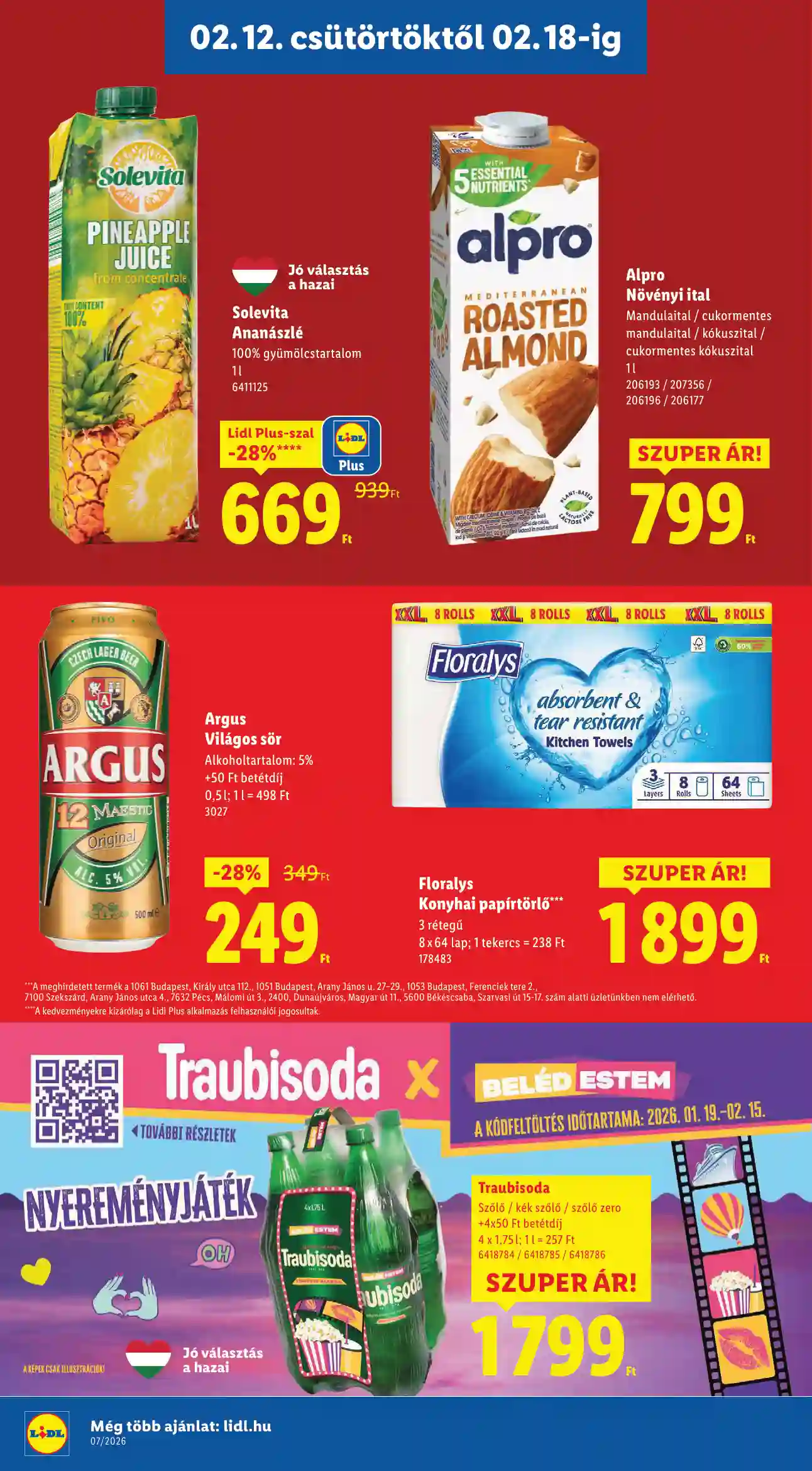 Lidl akciós újság 7. hét (Érvényes 02.12-től) (4 oldal)
