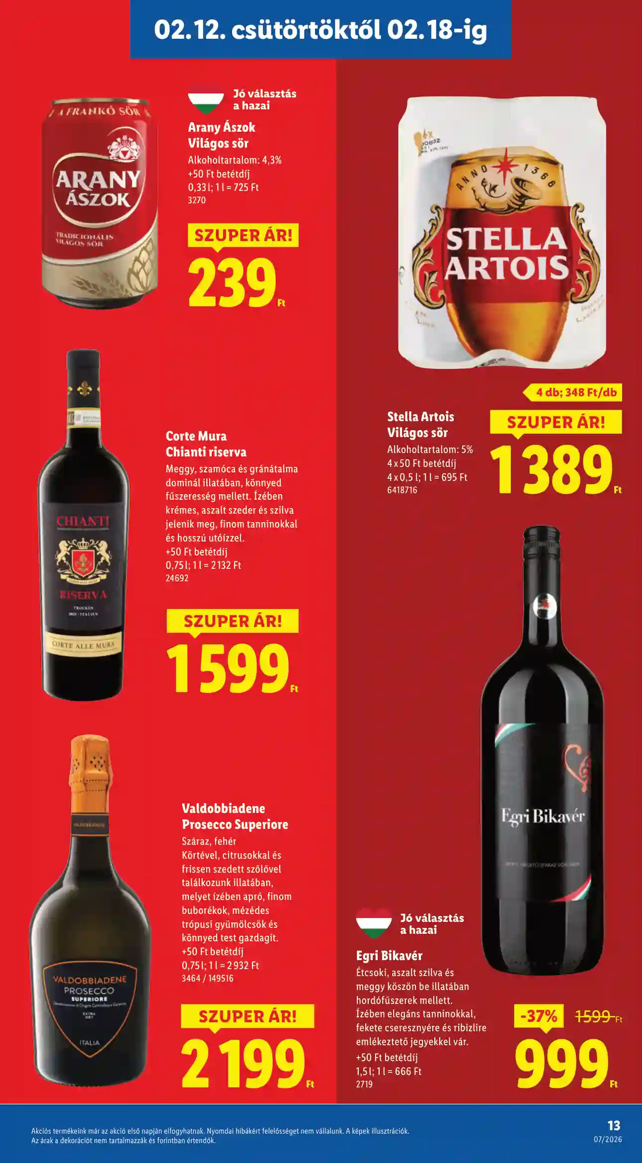 Lidl akciós újság 7. hét (Érvényes 02.12-től) (5 oldal)