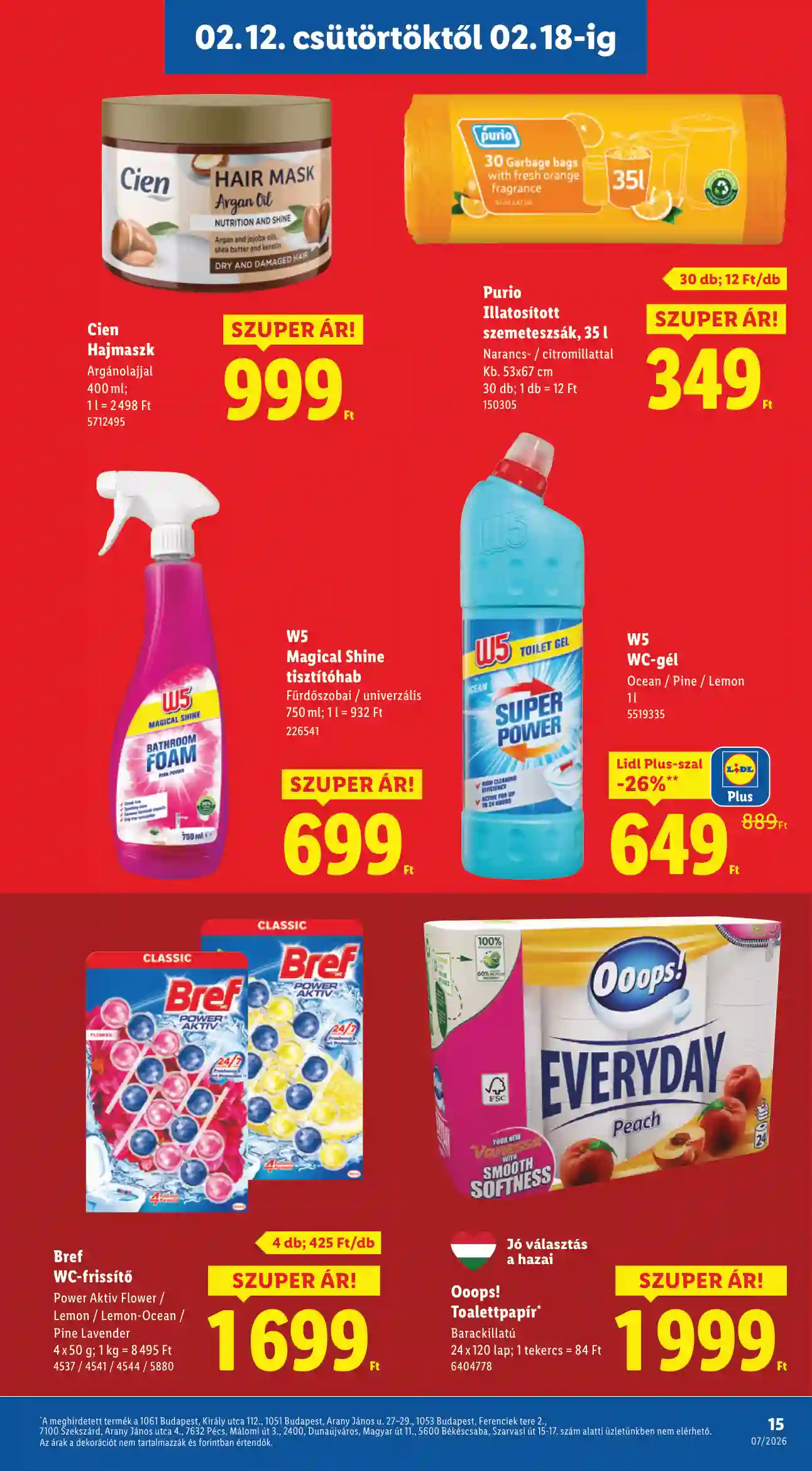 Lidl akciós újság 7. hét (Érvényes 02.12-től) (7 oldal)
