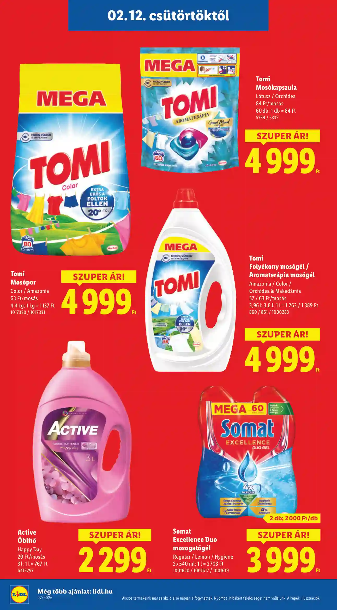 Lidl akciós újság 7. hét (Érvényes 02.12-től) (8 oldal)