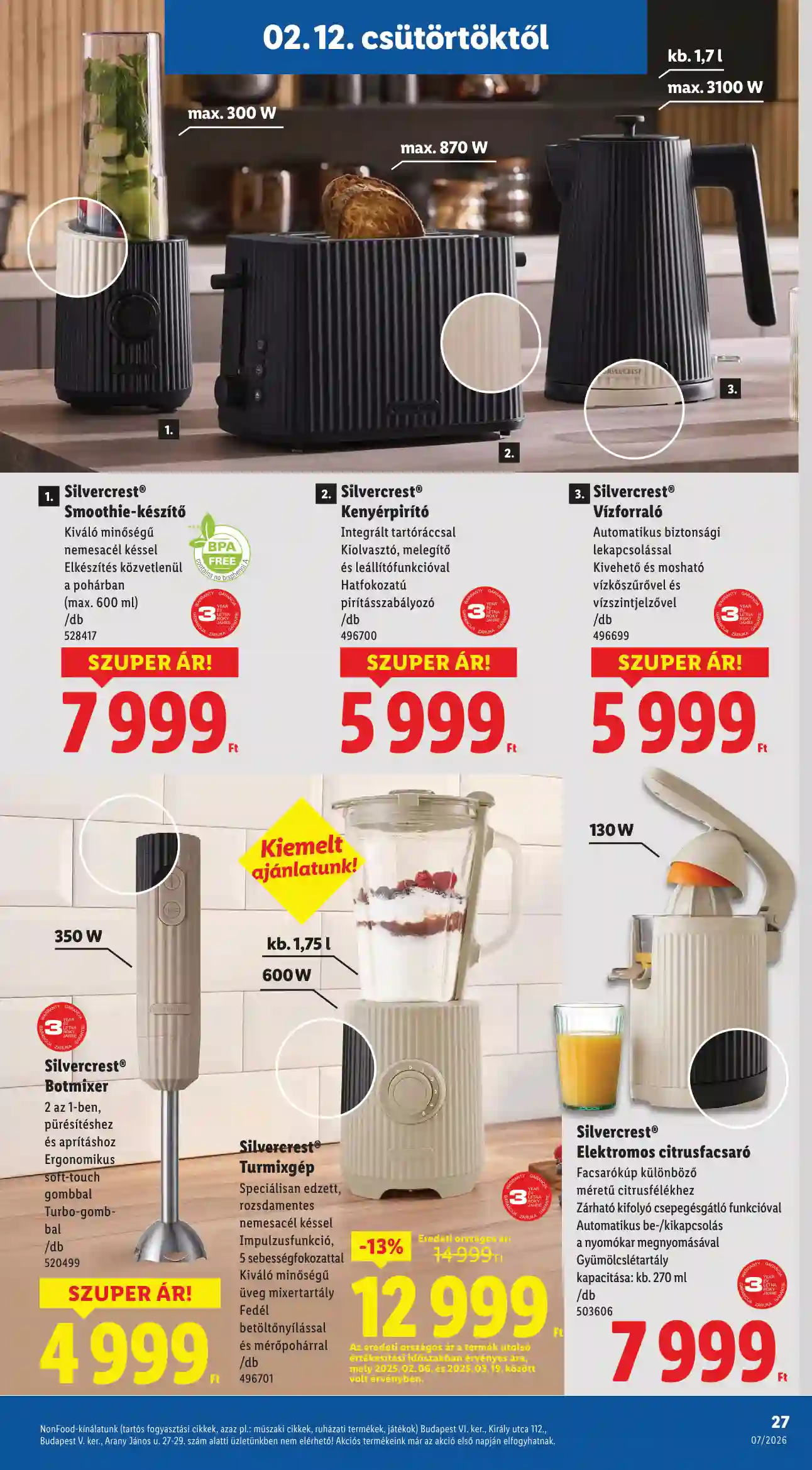 Lidl akciós újság 7. hét (Érvényes 02.12-től) (20 oldal)