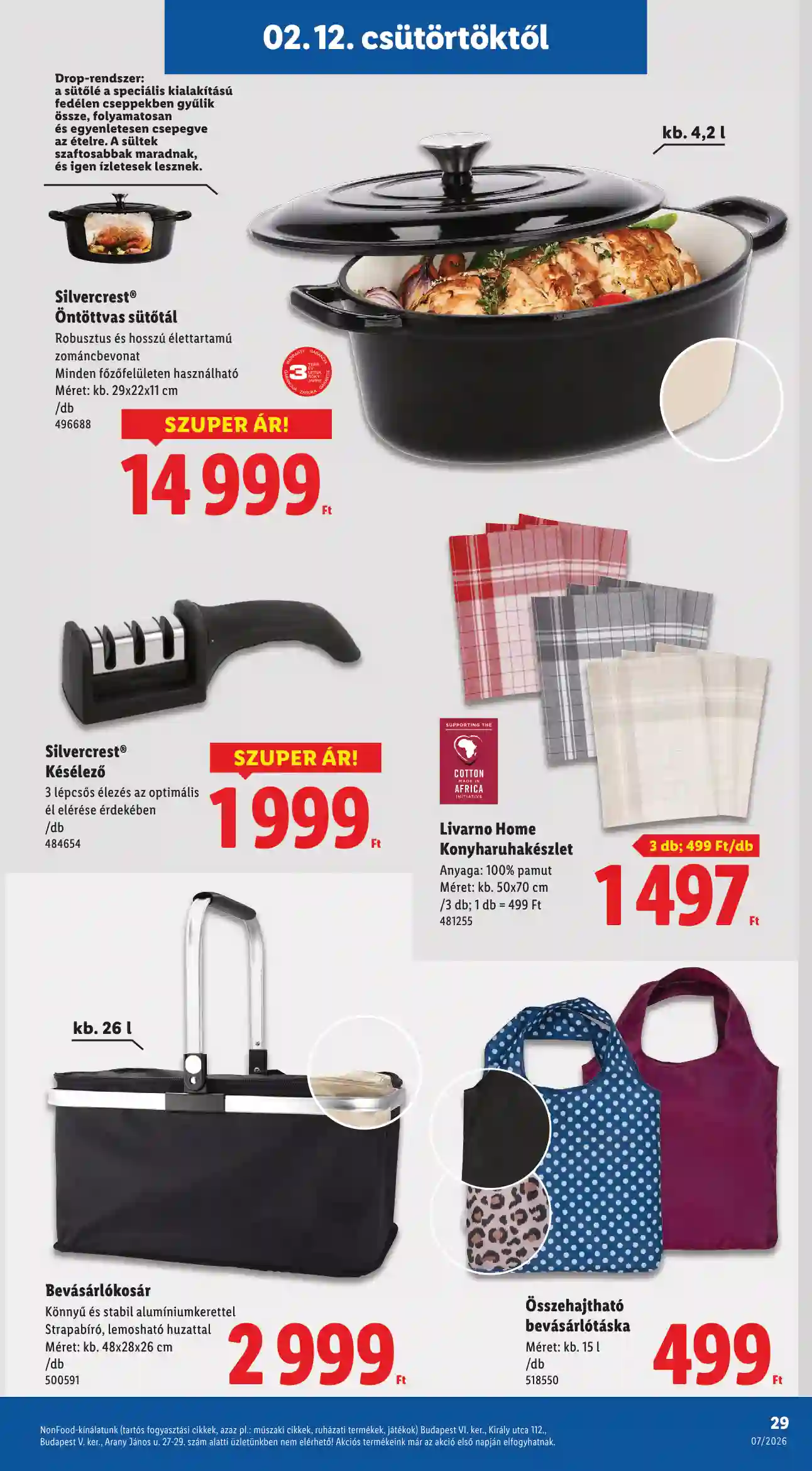 Lidl akciós újság 7. hét (Érvényes 02.12-től) (22 oldal)