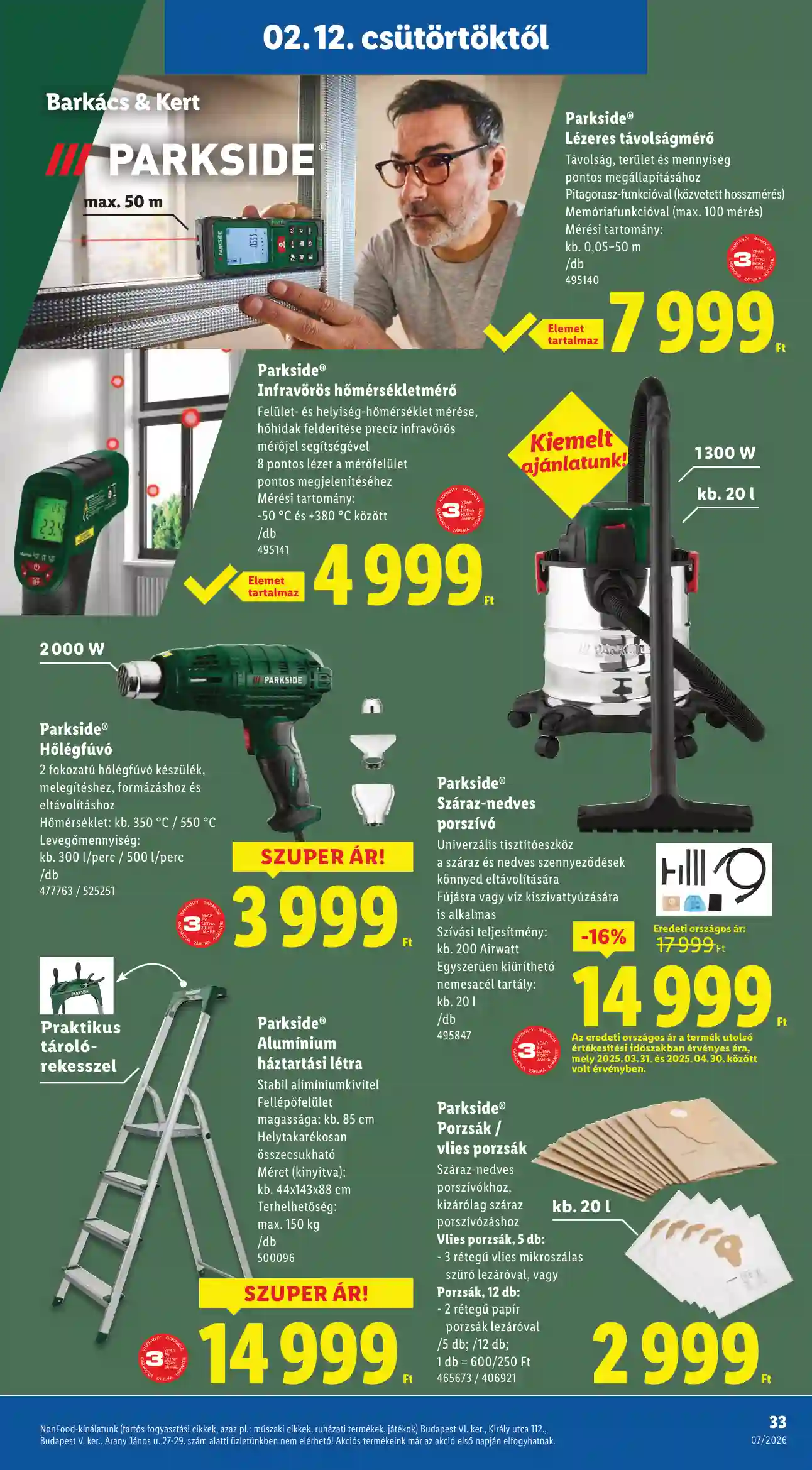 Lidl akciós újság 7. hét (Érvényes 02.12-től) (27 oldal)