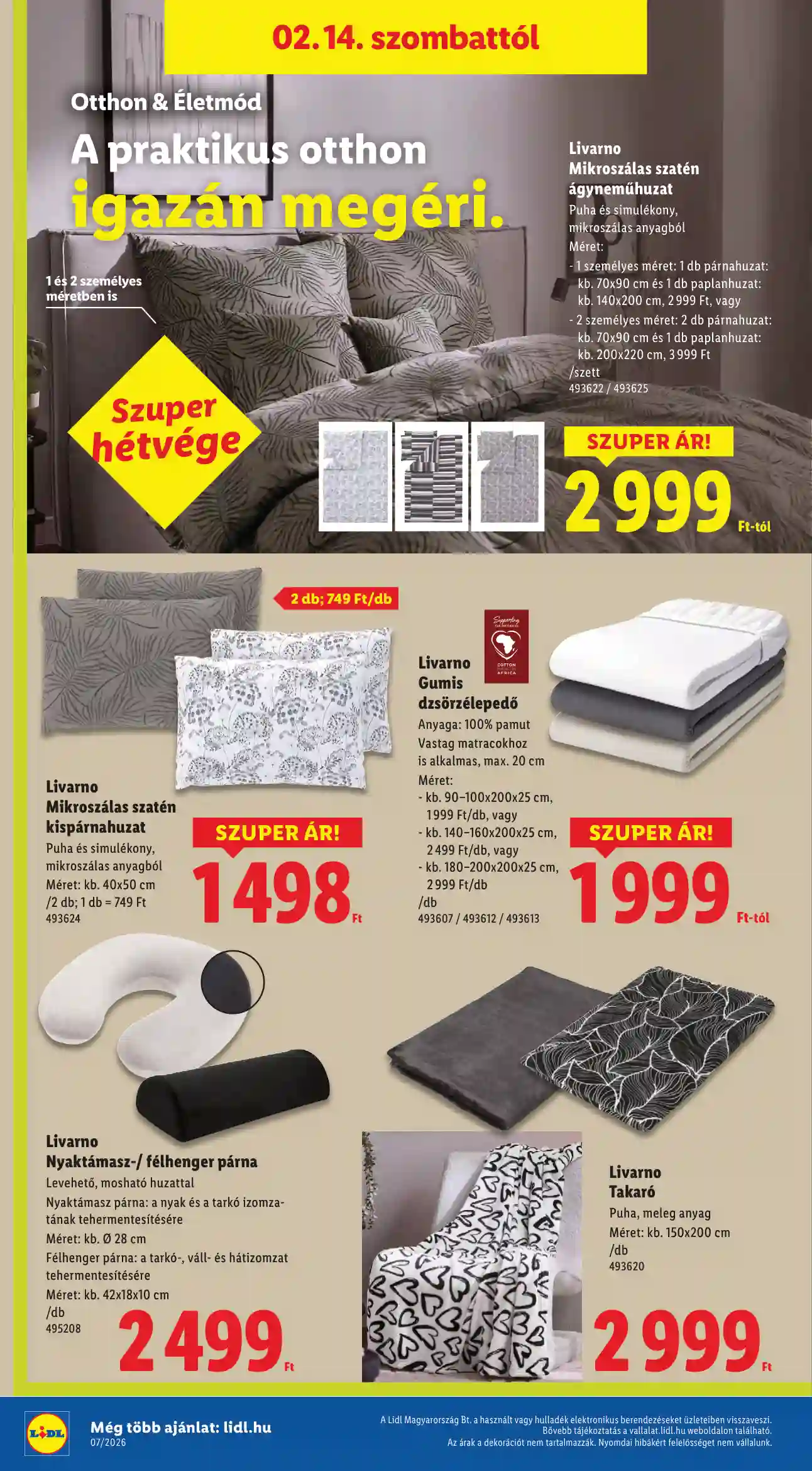 Lidl akciós újság 7. hét (Érvényes 02.12-től) (32 oldal)