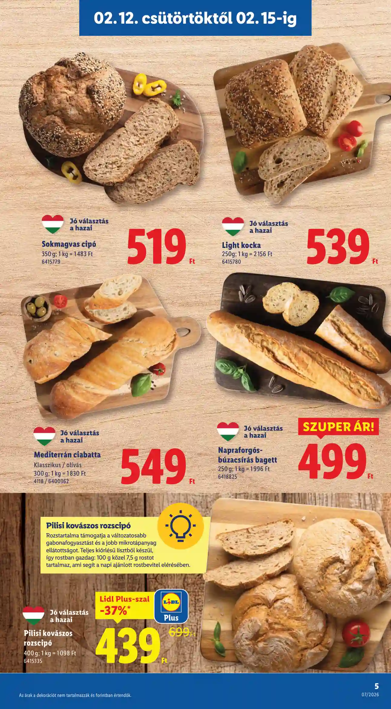 Lidl akciós újság 7. hét (Érvényes 02.12-től) (35 oldal)