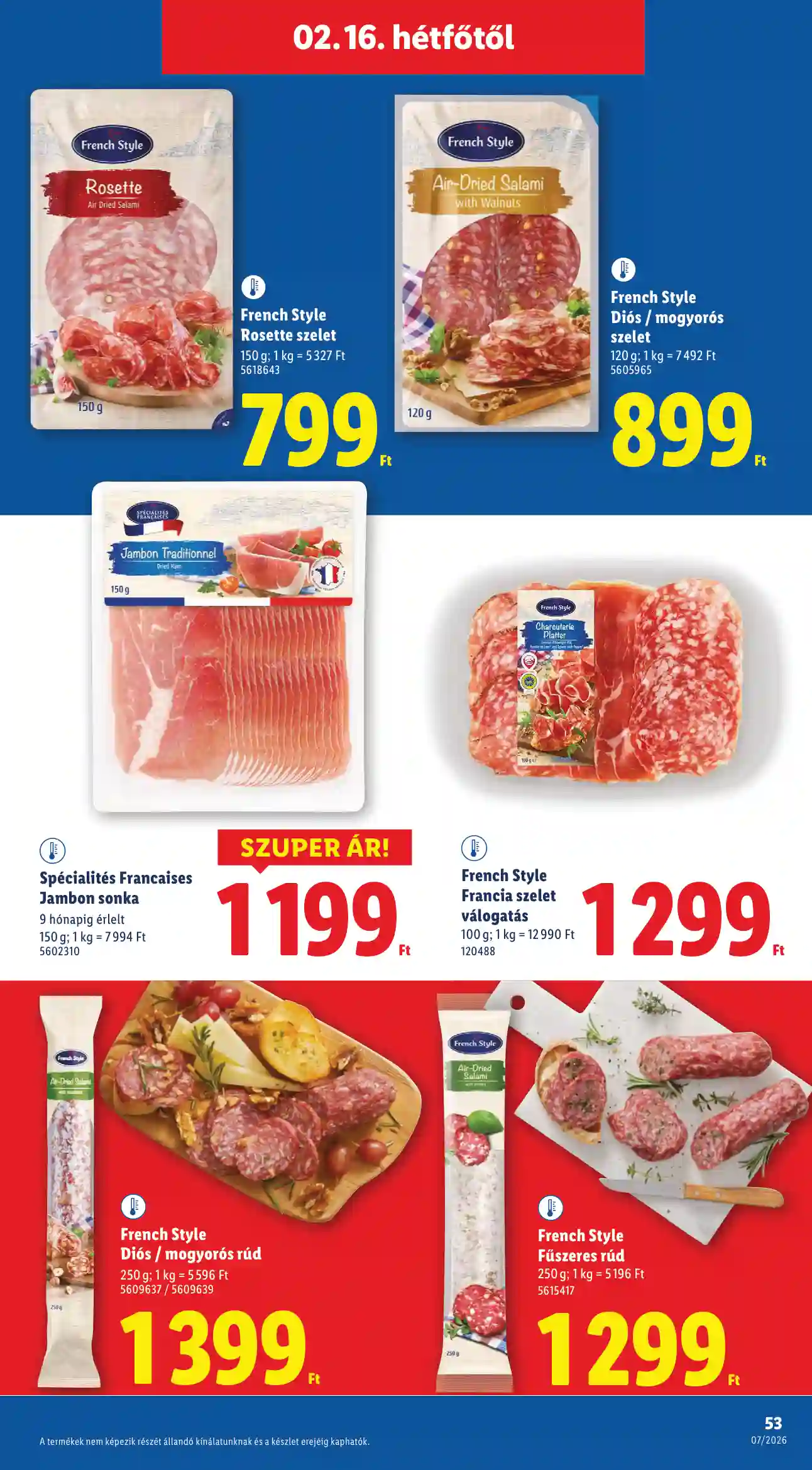 Lidl akciós újság 7. hét (Érvényes 02.12-től) (49 oldal)