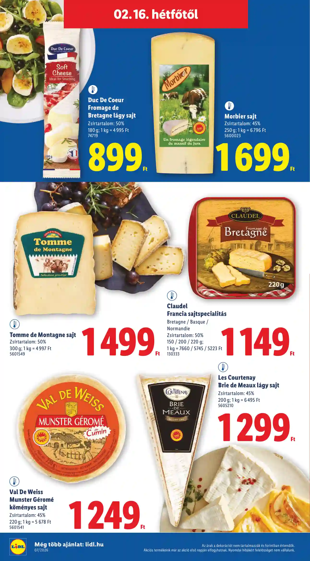 Lidl akciós újság 7. hét (Érvényes 02.12-től) (50 oldal)