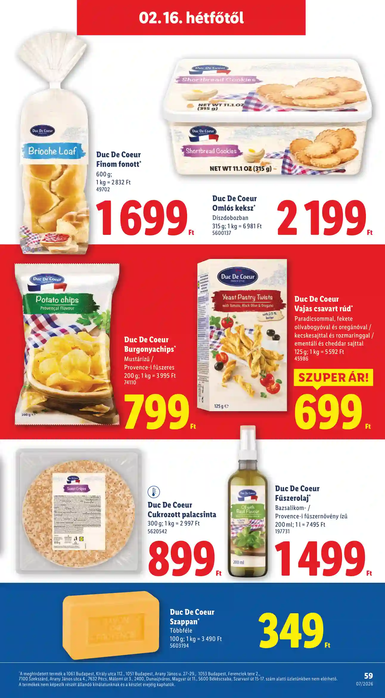 Lidl akciós újság 7. hét (Érvényes 02.12-től) (55 oldal)