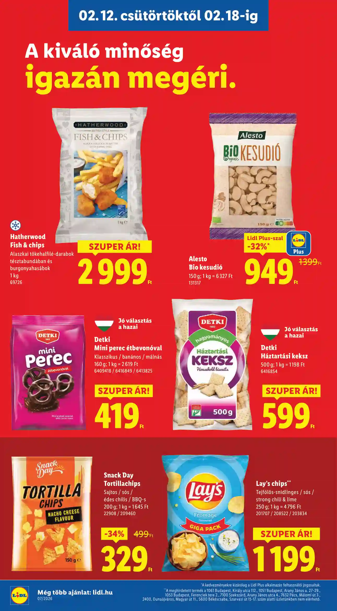 Lidl akciós újság 7. hét (Érvényes 02.12-től) (62 oldal)