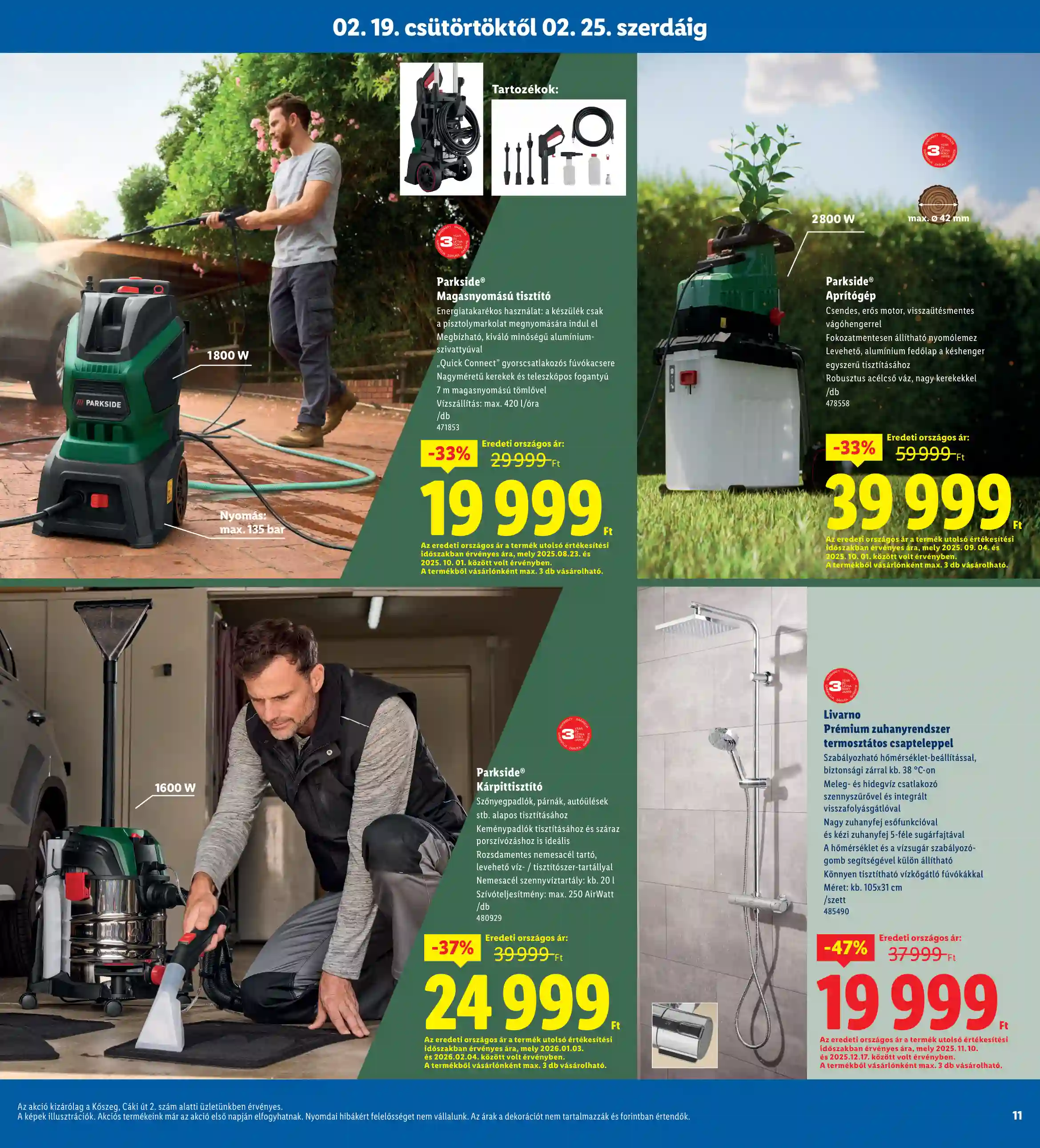 Lidl akciós újság 8. hét (Nyitási akciók – Kőszeg) (3 oldal)