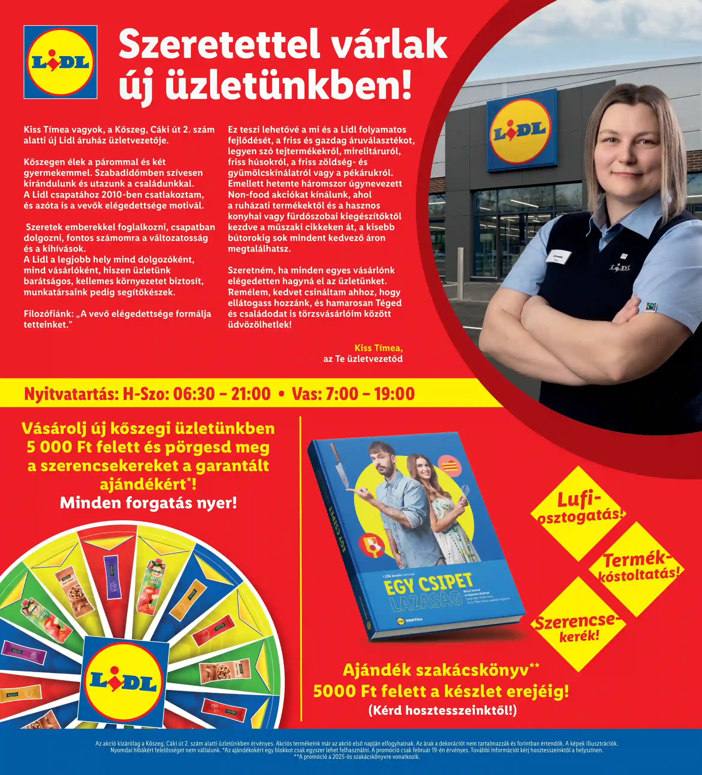 Lidl akciós újság 8. hét (Nyitási akciók – Kőszeg) (4 oldal)