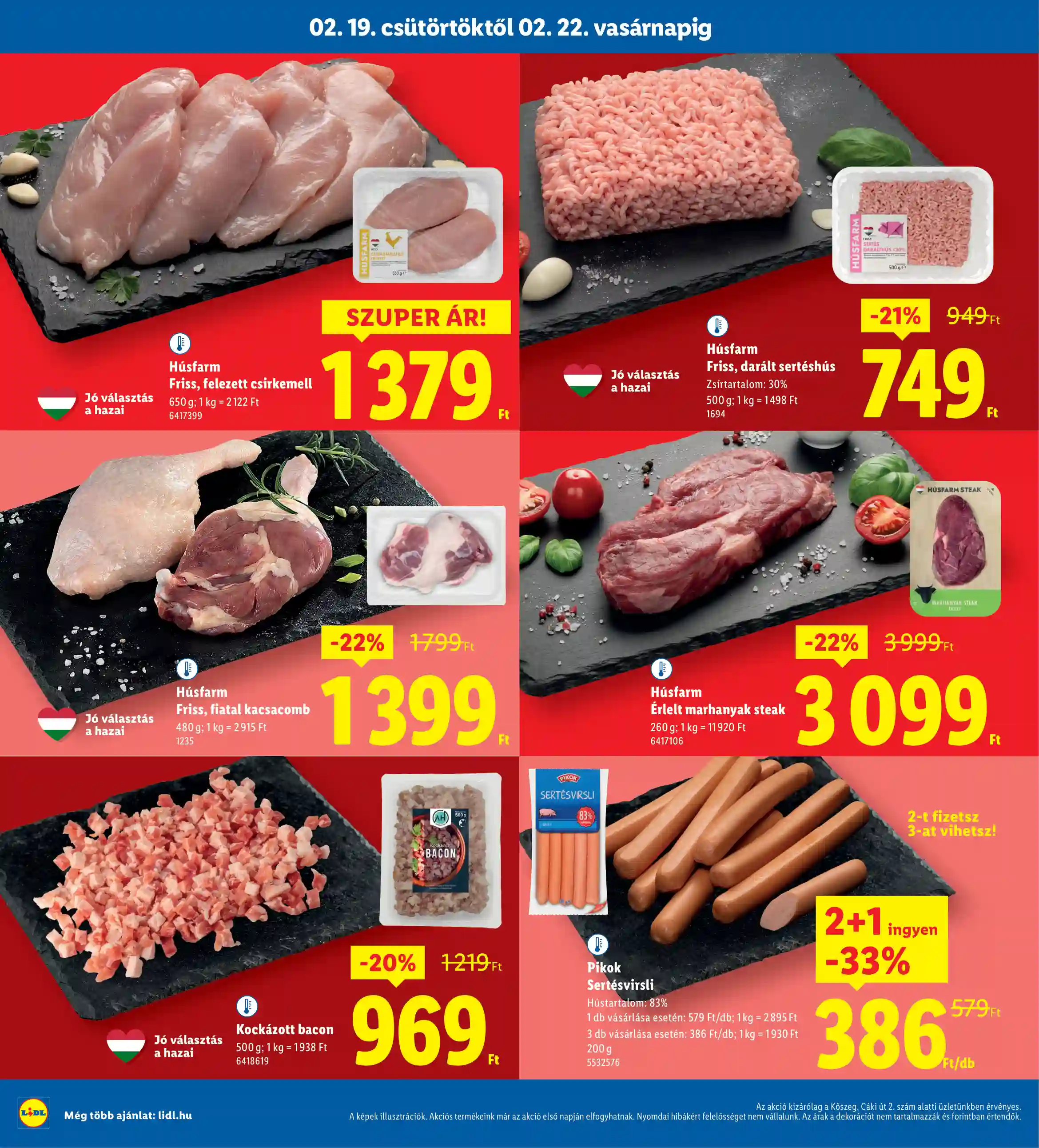 Lidl akciós újság 8. hét (Nyitási akciók – Kőszeg) (6 oldal)
