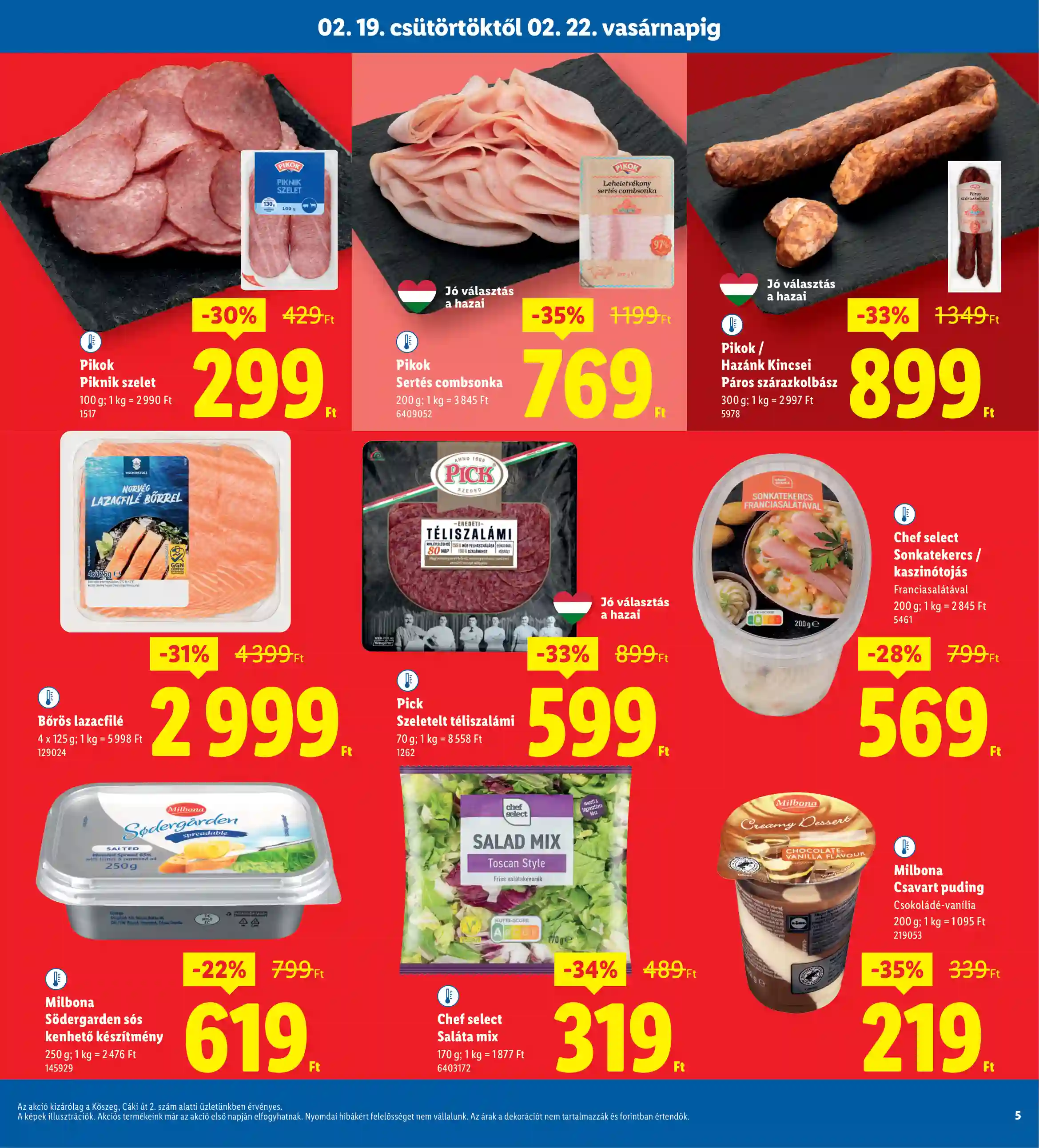 Lidl akciós újság 8. hét (Nyitási akciók – Kőszeg) (7 oldal)