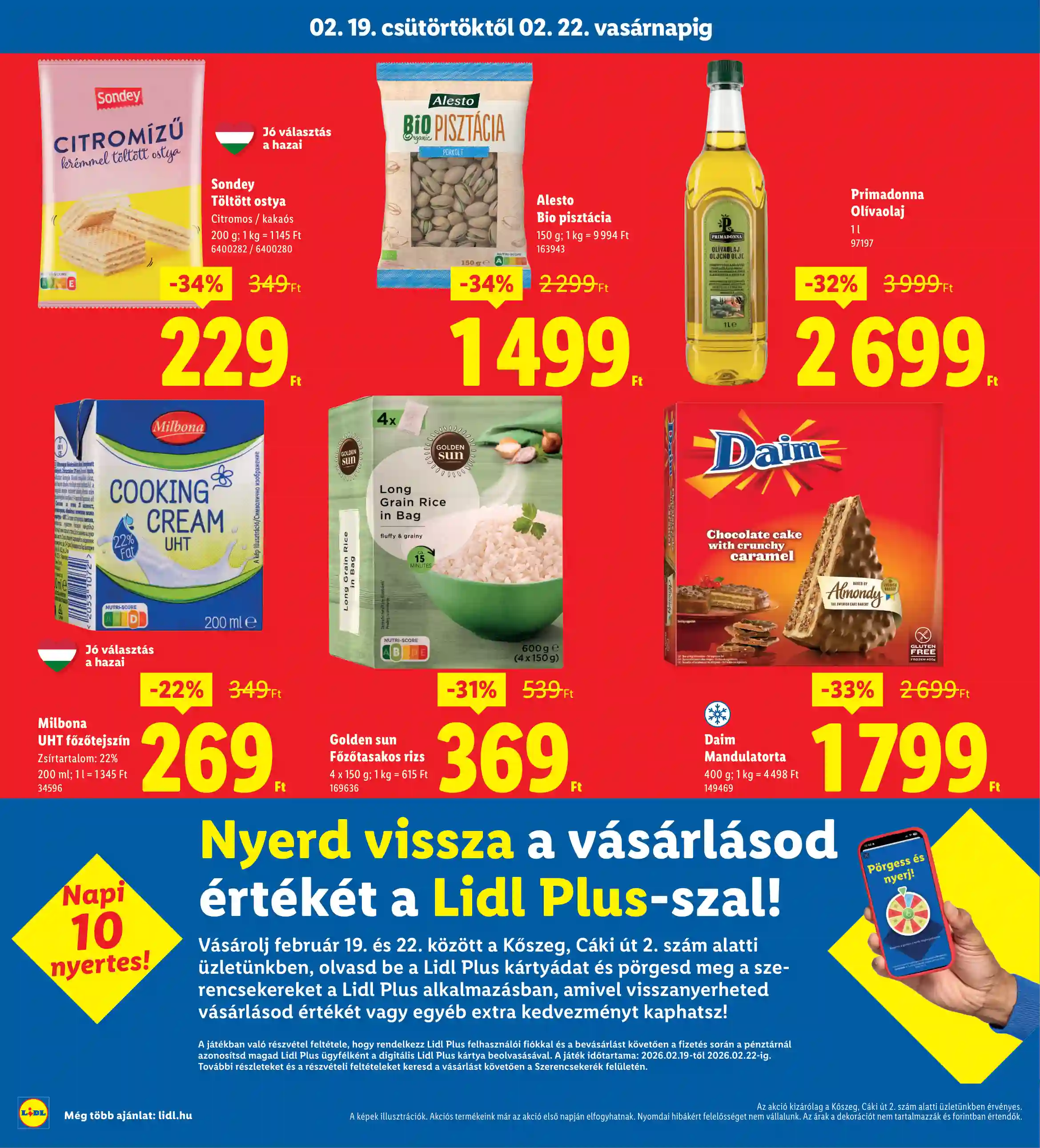 Lidl akciós újság 8. hét (Nyitási akciók – Kőszeg) (8 oldal)