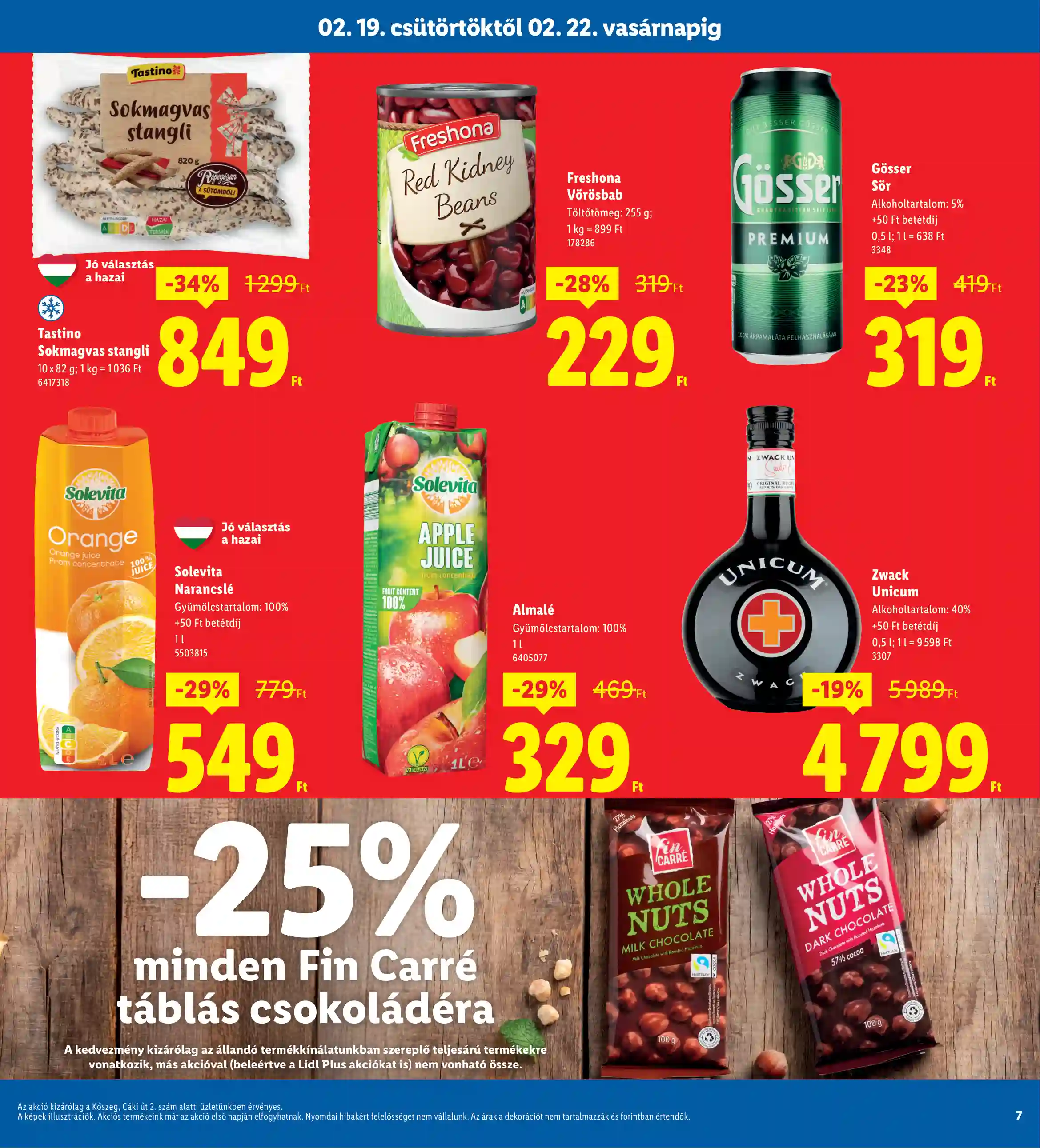 Lidl akciós újság 8. hét (Nyitási akciók – Kőszeg) (9 oldal)