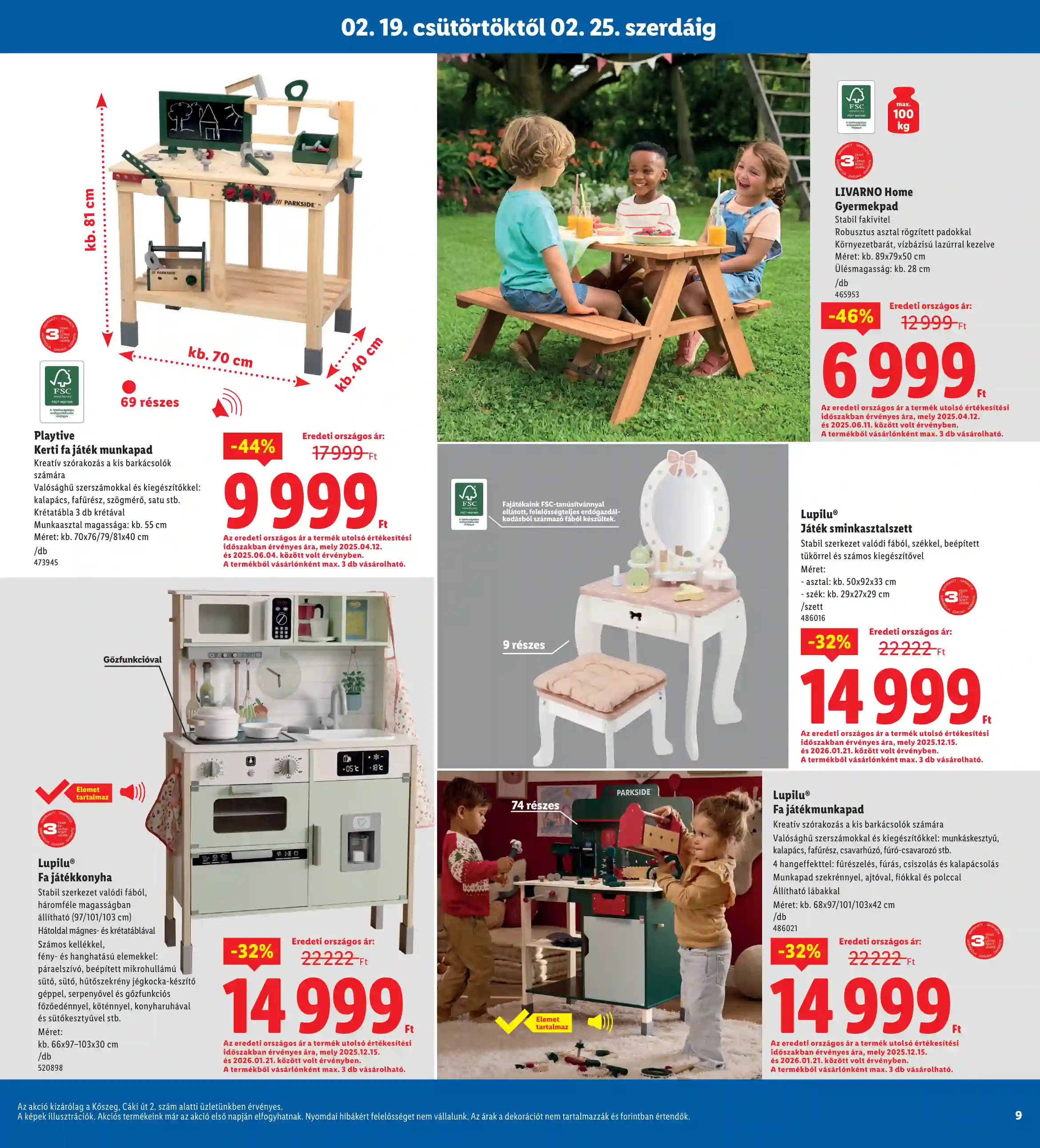 Lidl akciós újság 8. hét (Nyitási akciók – Kőszeg) (11 oldal)
