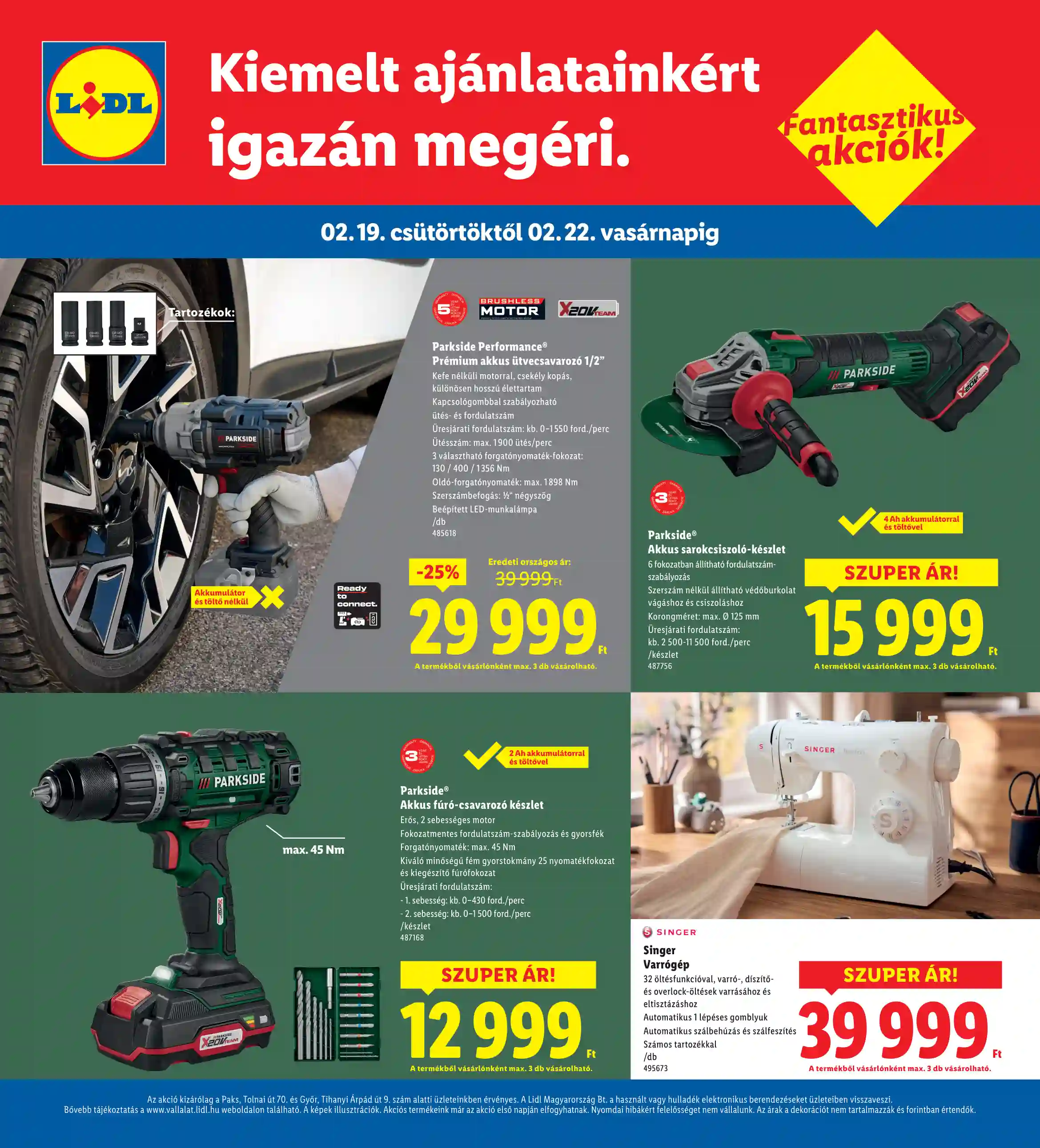 Lidl akciós újság 8. hét (Regionális akciók) (4 oldal)