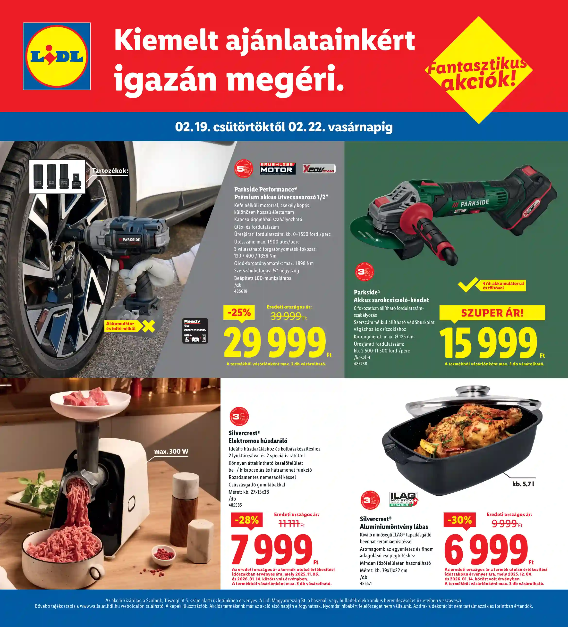 Lidl akciós újság 8. hét (Regionális akciók – Szolnok) (4 oldal)
