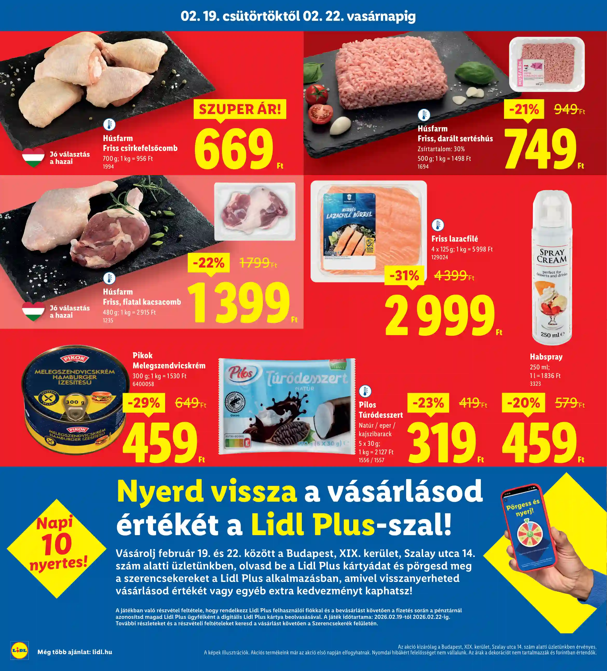 Lidl akciós újság 8. hét (Nyitási akciók – Budapest) (4 oldal)