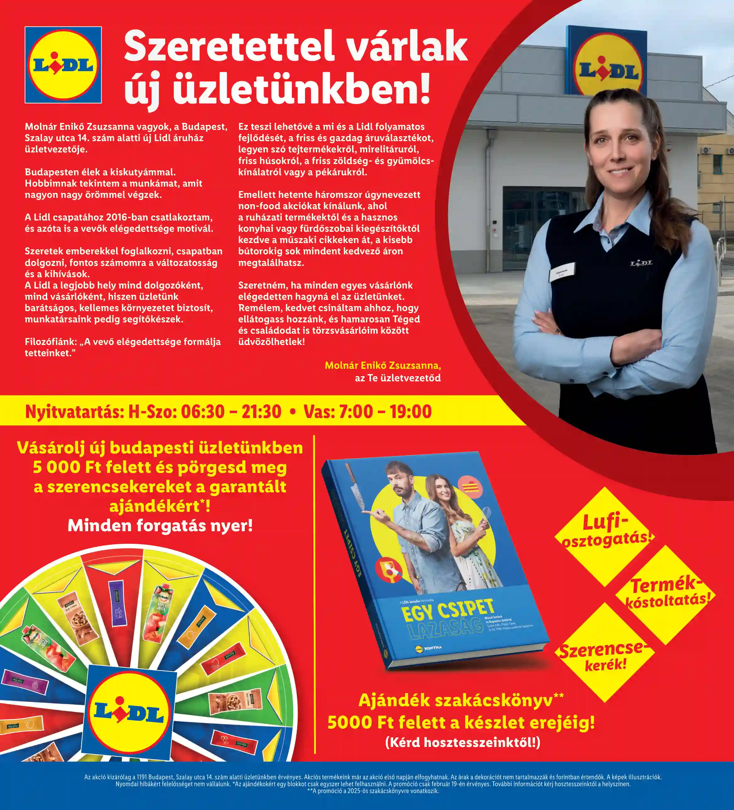 Lidl akciós újság 8. hét (Nyitási akciók – Budapest) (8 oldal)