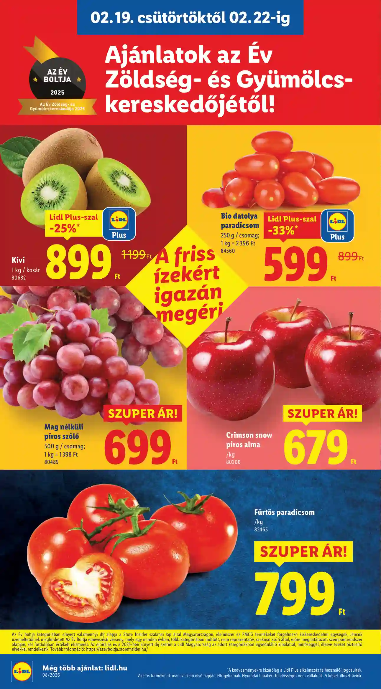 Lidl akciós újság 8. hét (Érvényes 02.19-től) (2 oldal)
