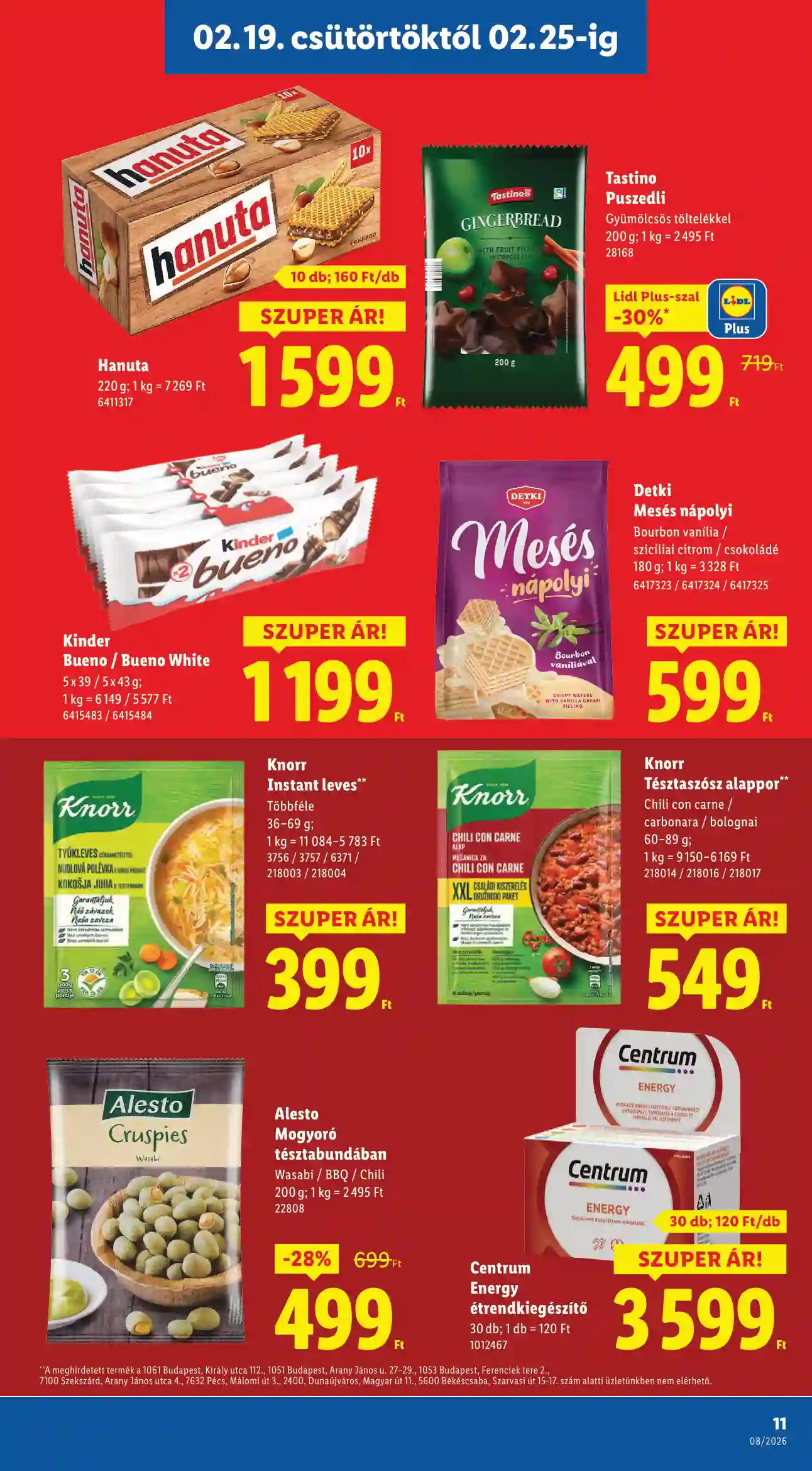 Lidl akciós újság 8. hét (Érvényes 02.19-től) (3 oldal)