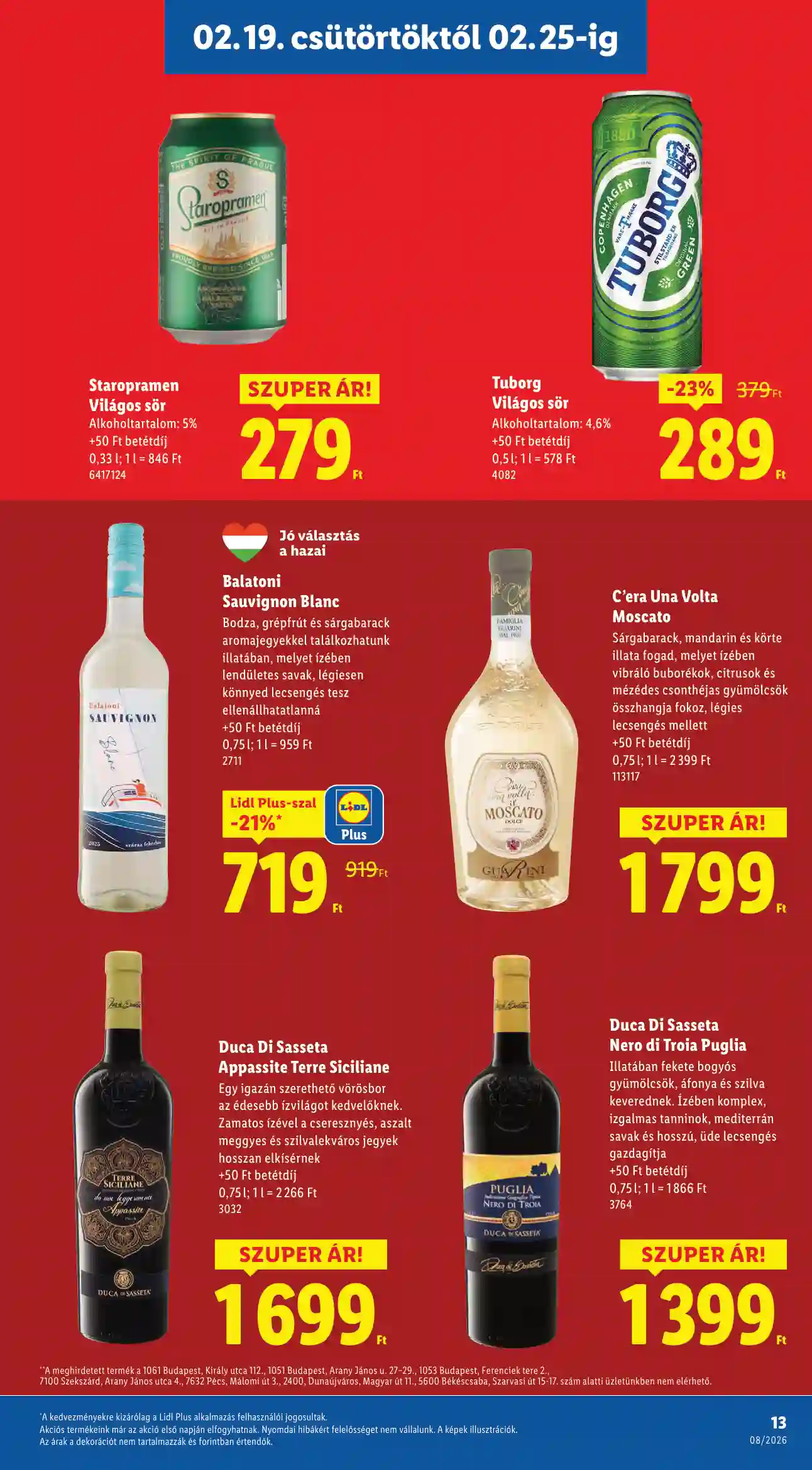 Lidl akciós újság 8. hét (Érvényes 02.19-től) (5 oldal)