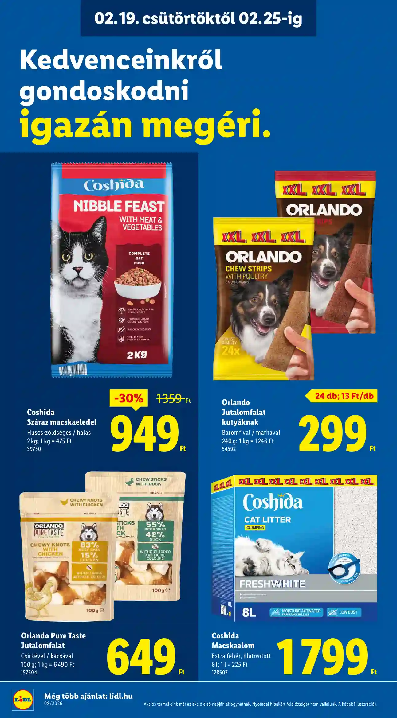Lidl akciós újság 8. hét (Érvényes 02.19-től) (8 oldal)