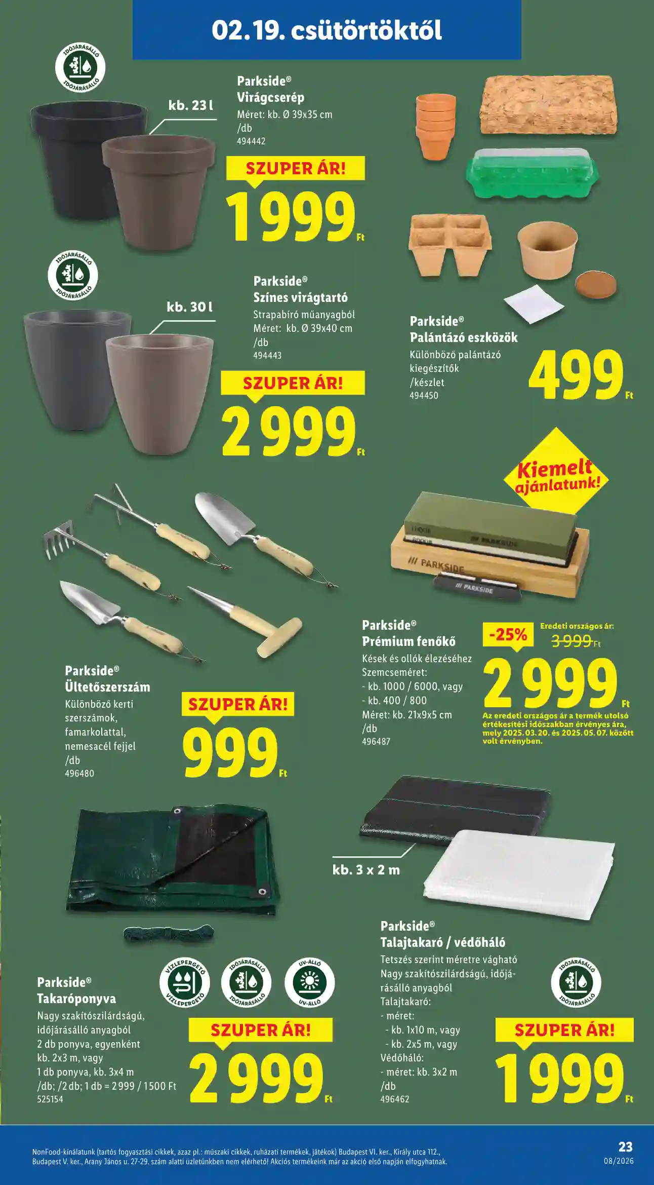 Lidl akciós újság 8. hét (Érvényes 02.19-től) (16 oldal)
