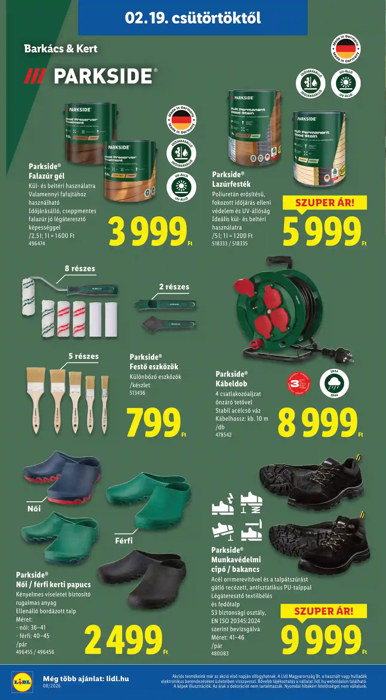 Lidl akciós újság 8. hét (Érvényes 02.19-től) (17 oldal)