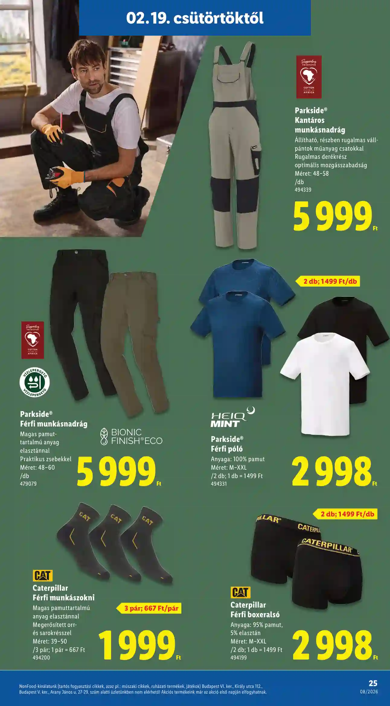 Lidl akciós újság 8. hét (Érvényes 02.19-től) (18 oldal)